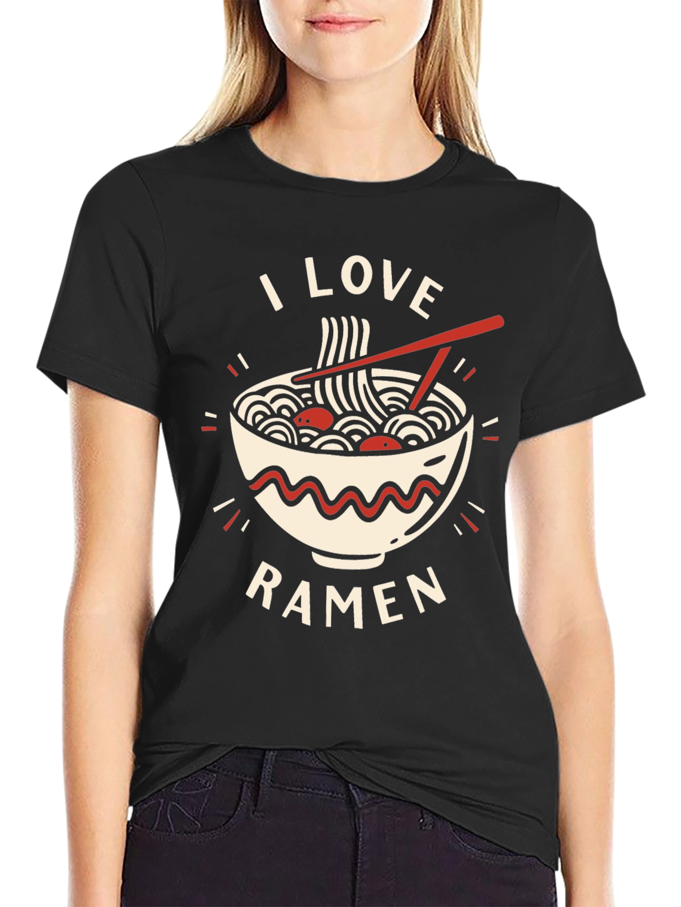 I Love Ramen Graphic Tee - Casual Comfort