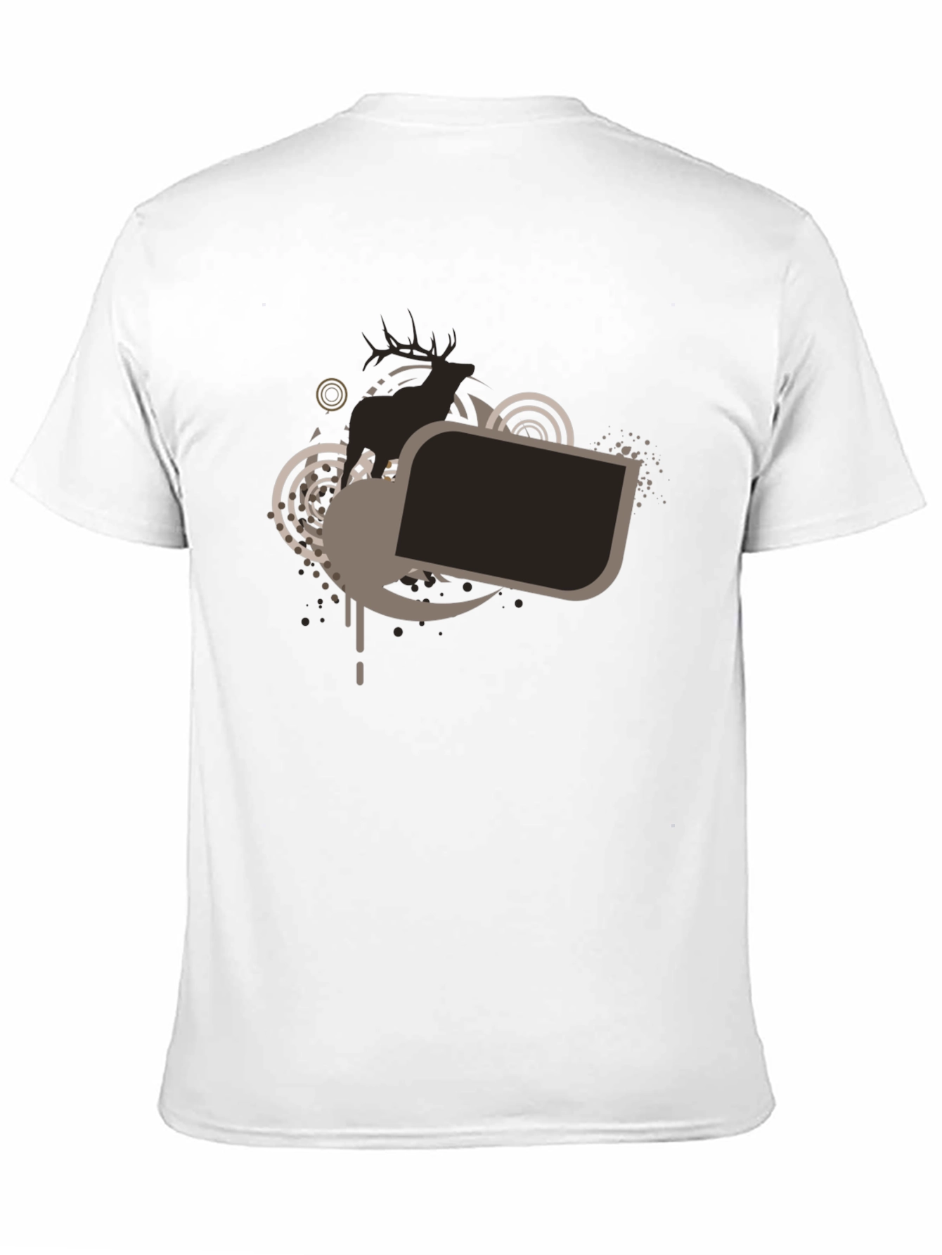 Stylish Black Graphic Tee - Modern Design