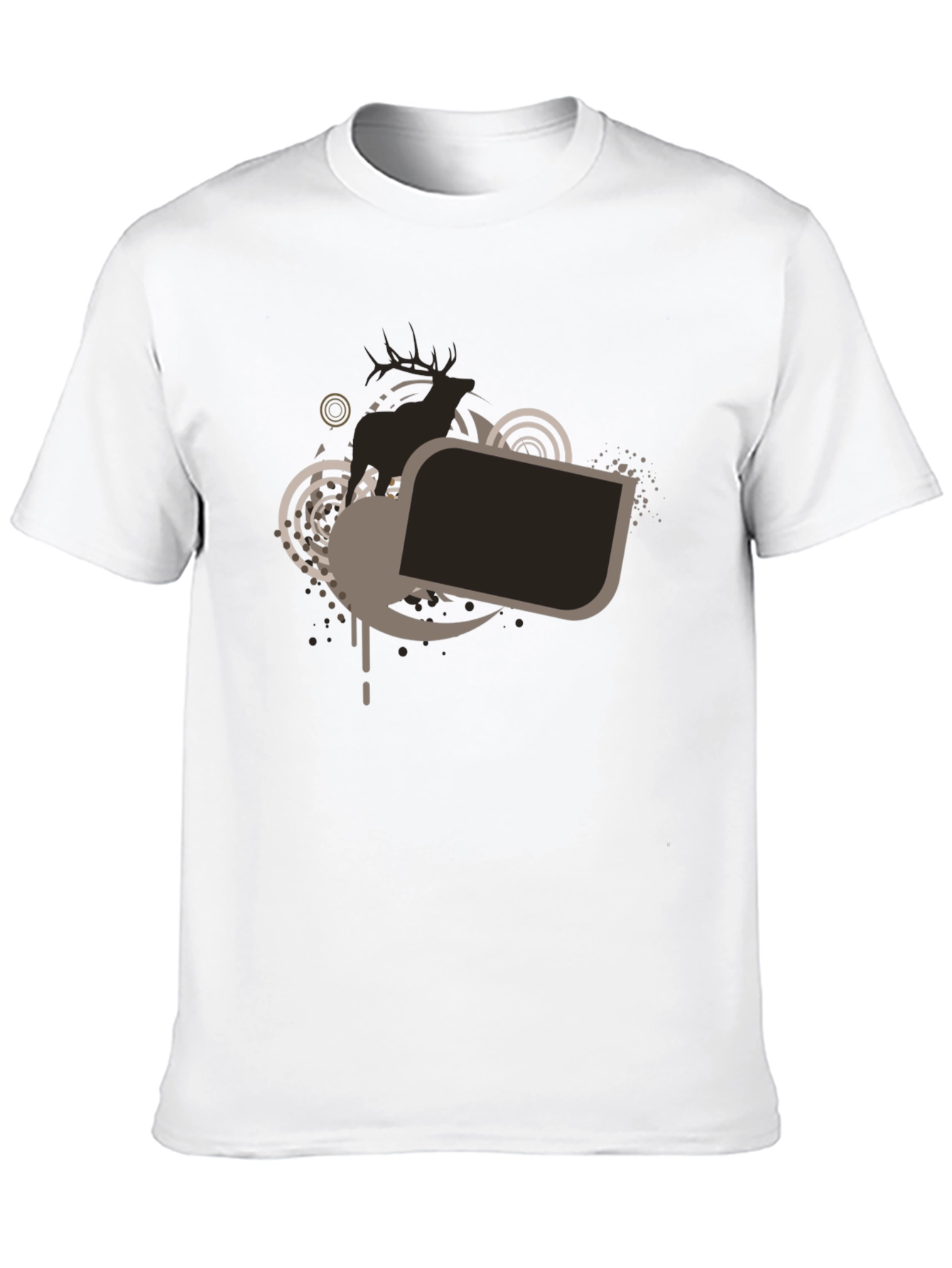 Stylish Black Graphic Tee - Modern Design
