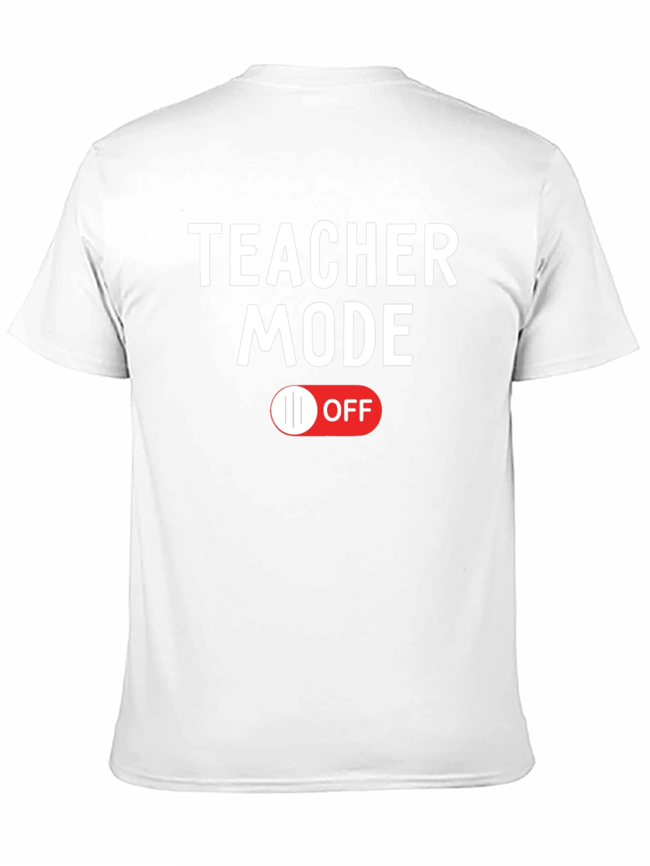 Teacher Mode OFF Graphic Tee - Black