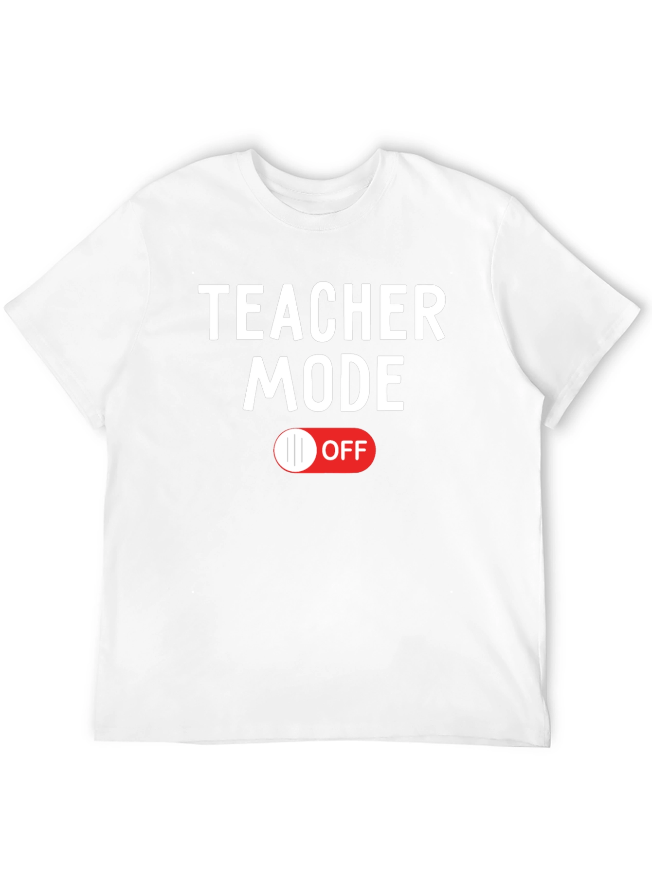 Teacher Mode OFF Graphic Tee - Black