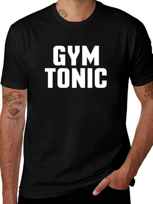 Gym Tonic Black Graphic T-Shirt