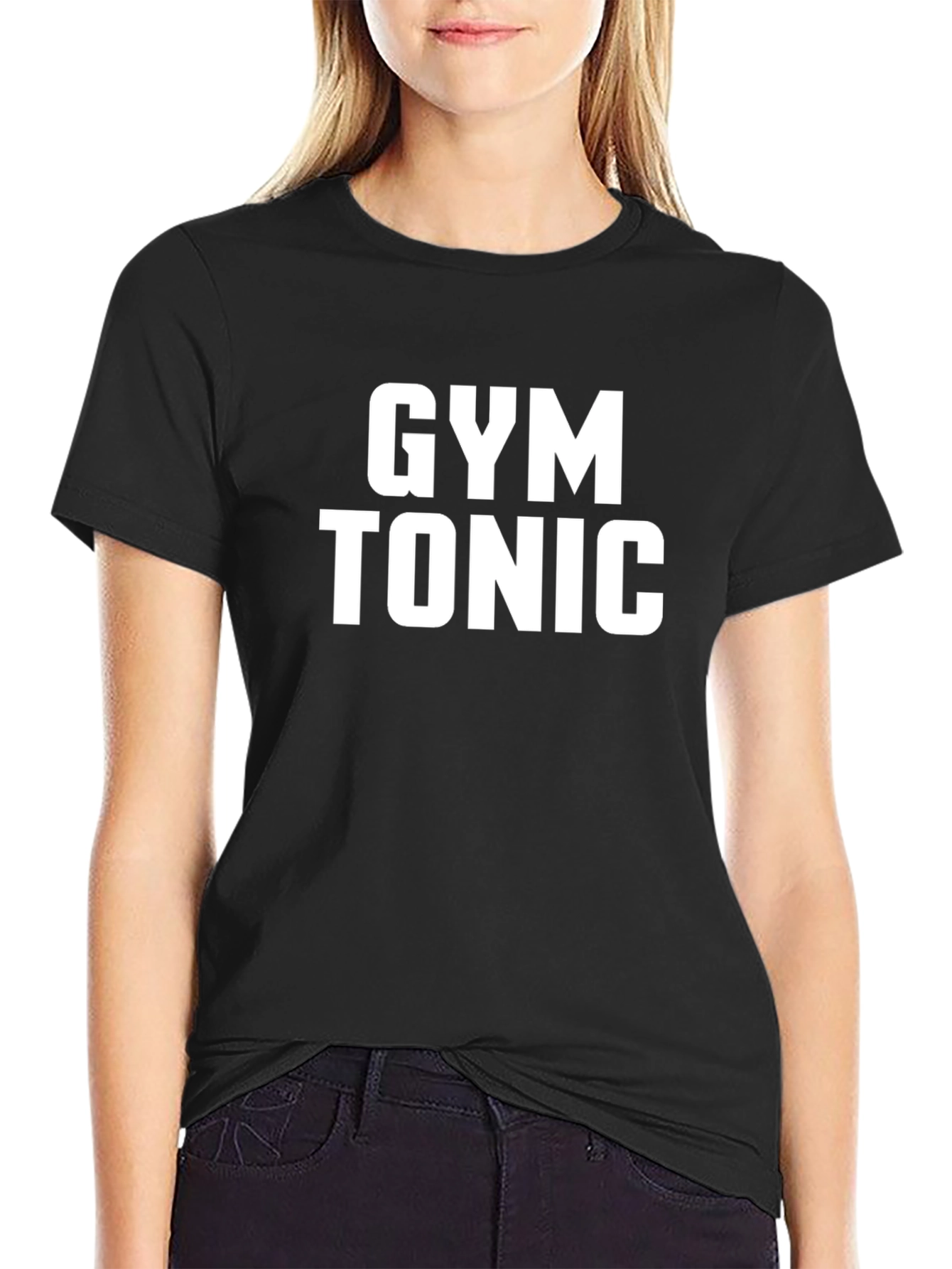 Gym Tonic Black Graphic T-Shirt
