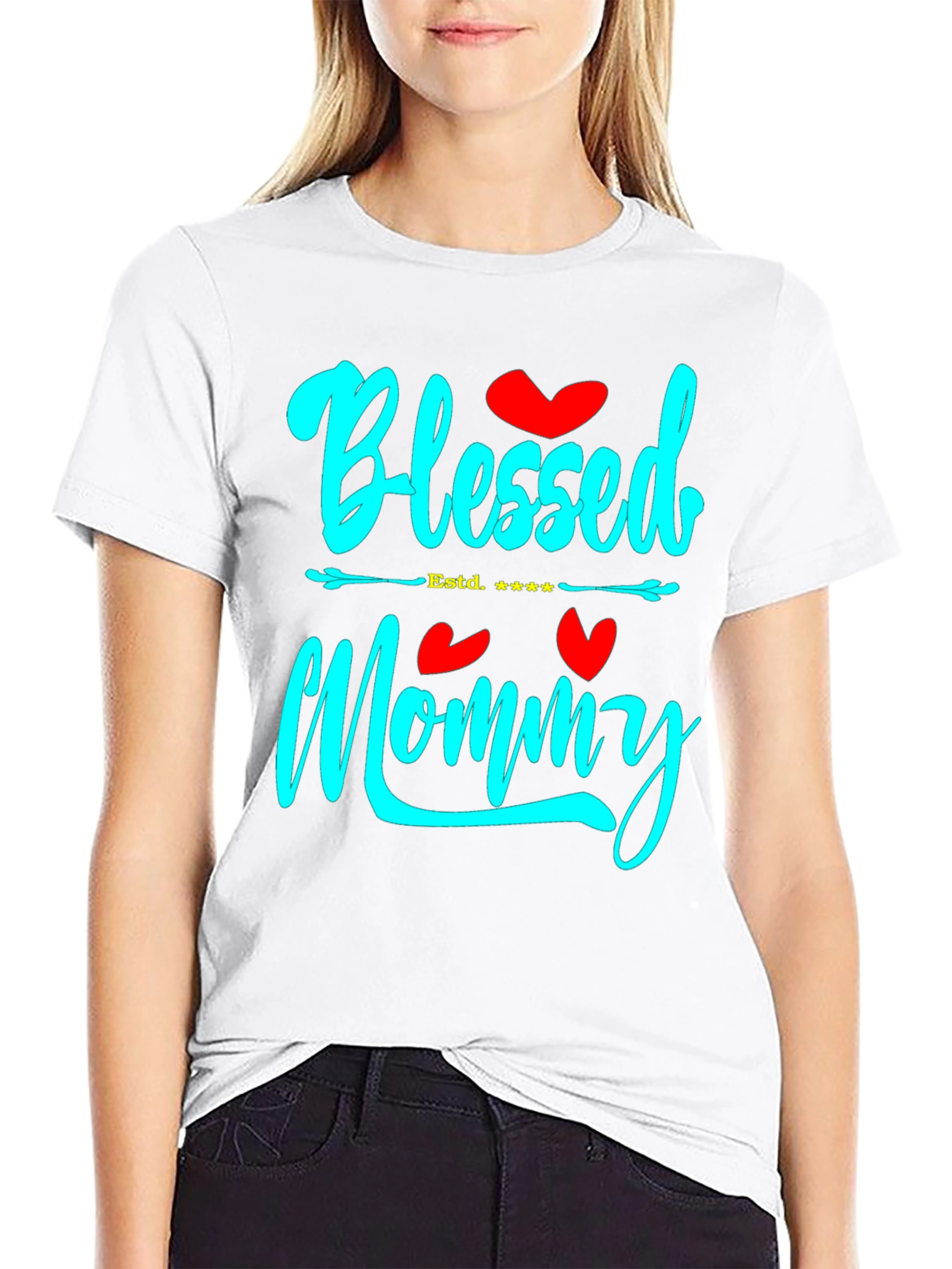 Blessed Mommy Graphic T-Shirt
