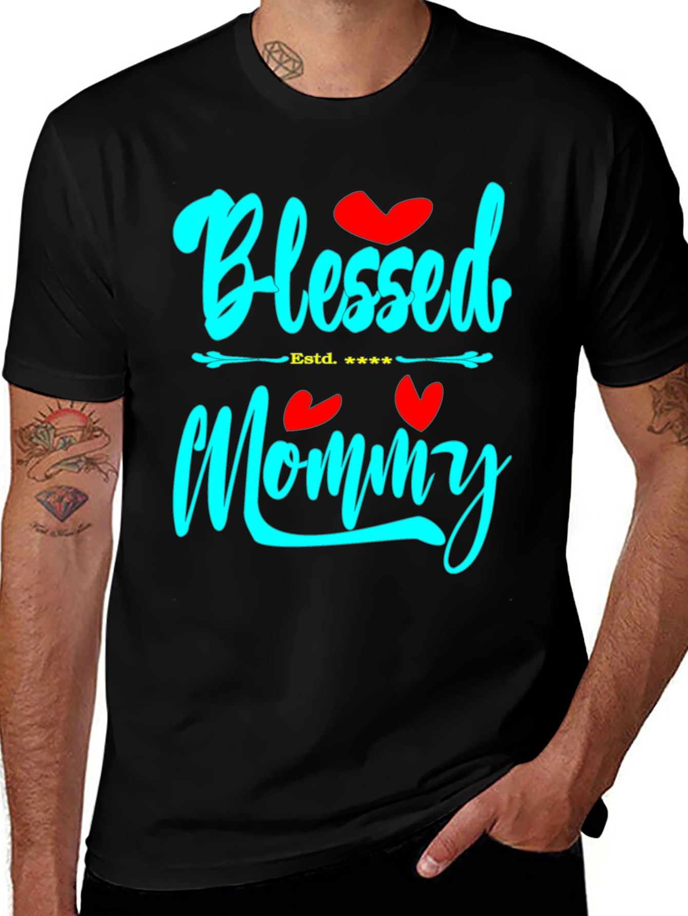 Blessed Mommy Graphic T-Shirt