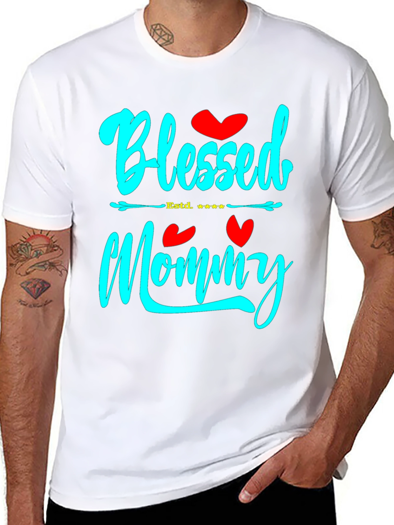 Blessed Mommy Graphic T-Shirt