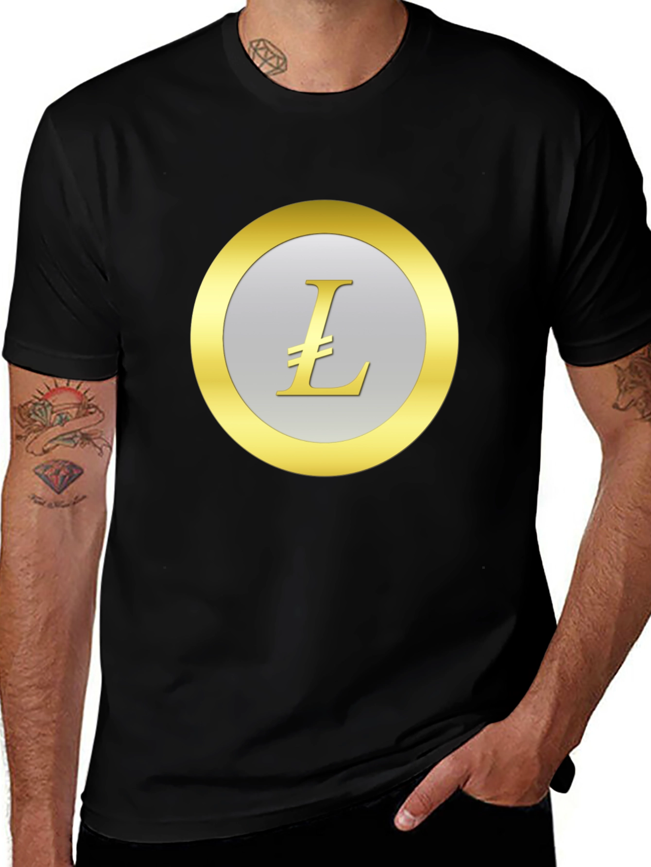 Litecoin Logo Graphic T-Shirt