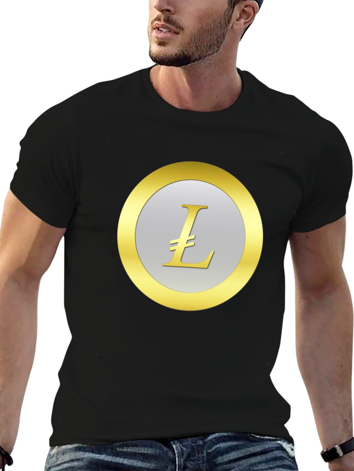 Litecoin Logo Graphic T-Shirt