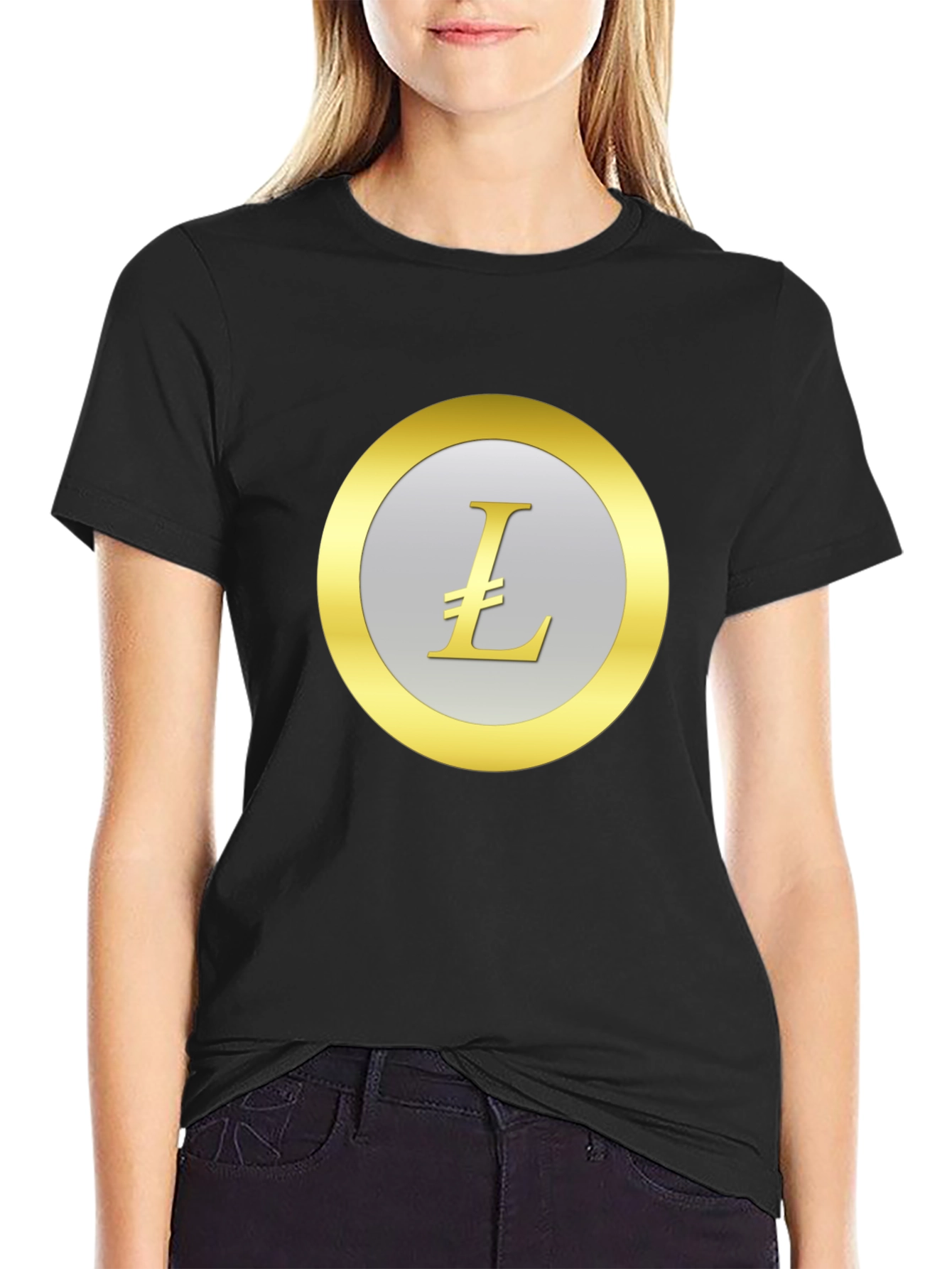 Litecoin Logo Graphic T-Shirt