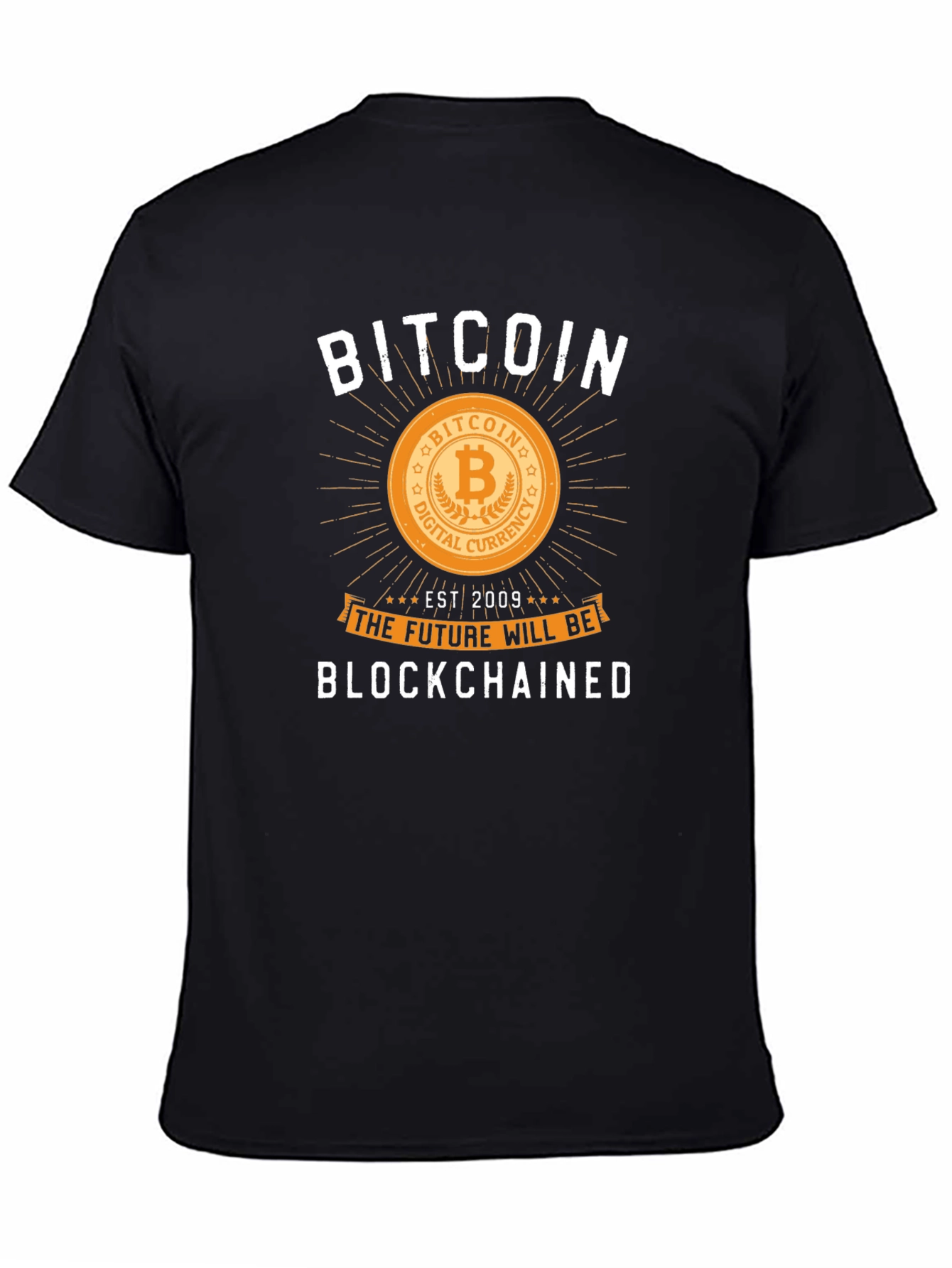Bitcoin Blockchained Graphic Tee - Crypto Future
