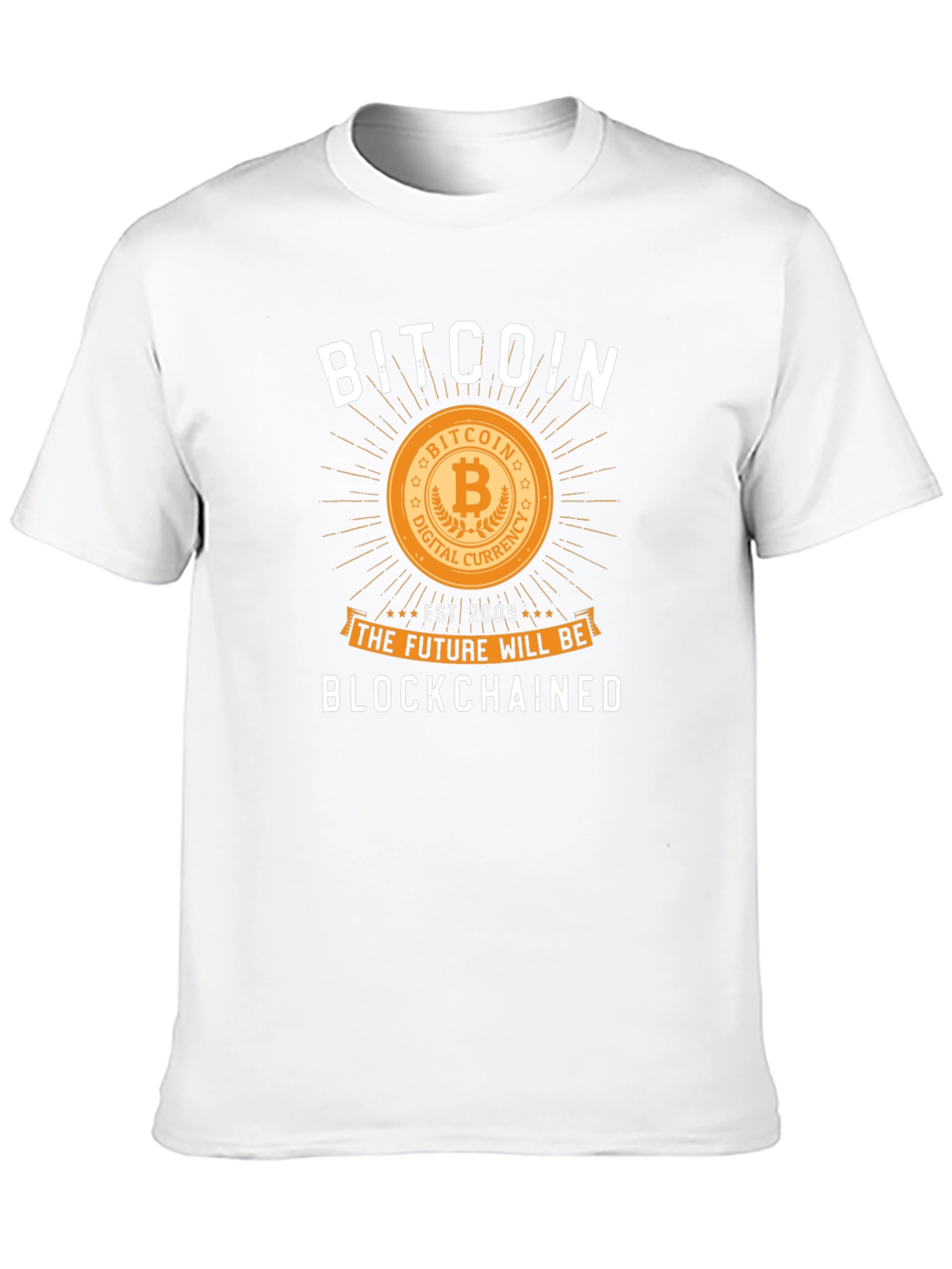 Bitcoin Blockchained Graphic Tee - Crypto Future
