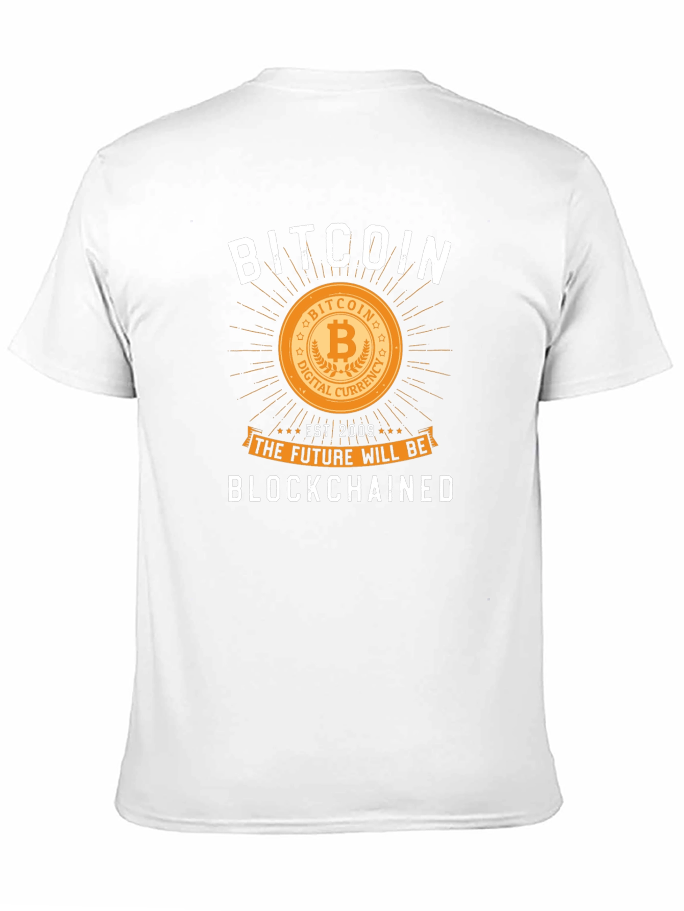 Bitcoin Blockchained Graphic Tee - Crypto Future
