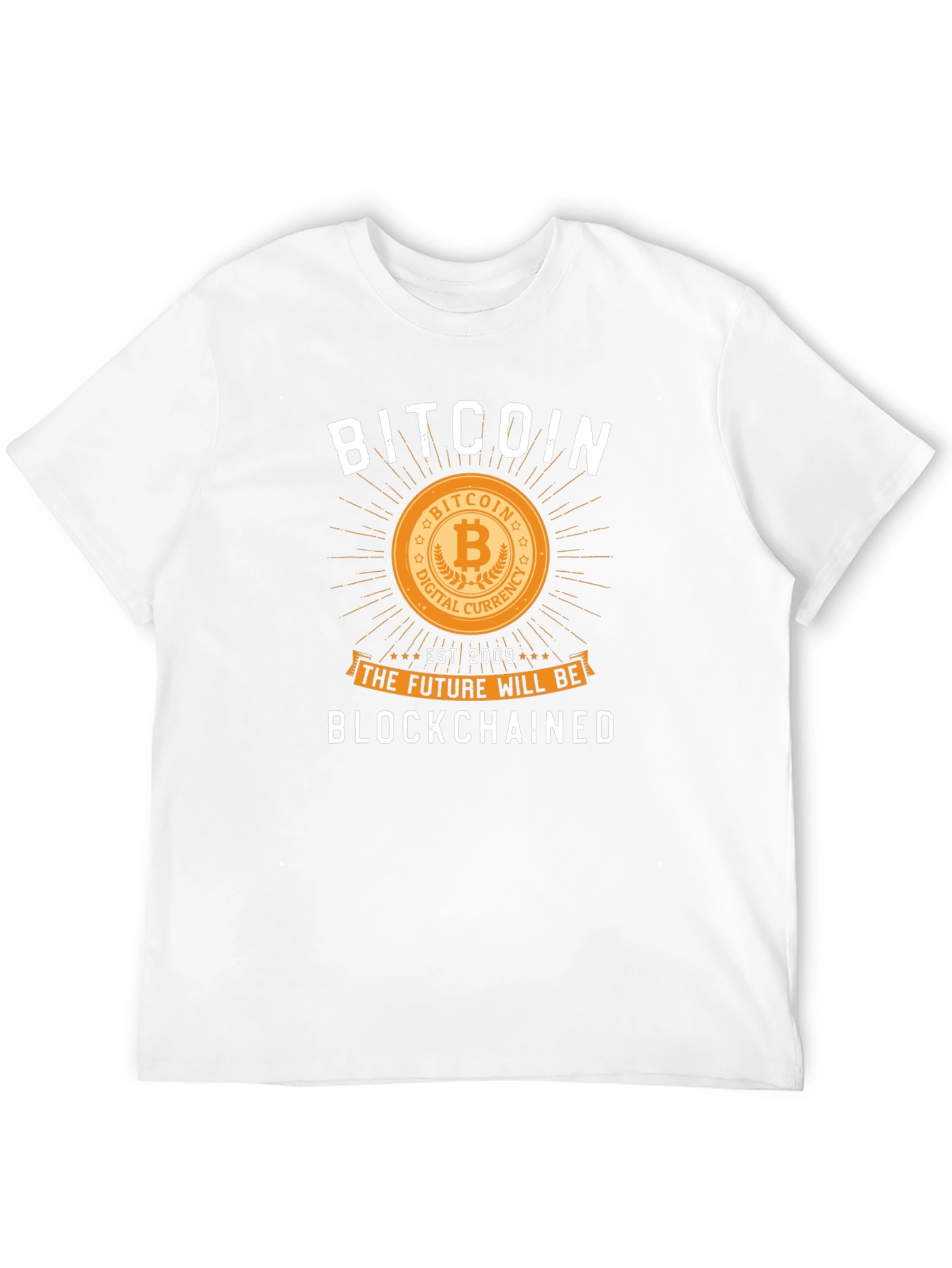 Bitcoin Blockchained Graphic Tee - Crypto Future