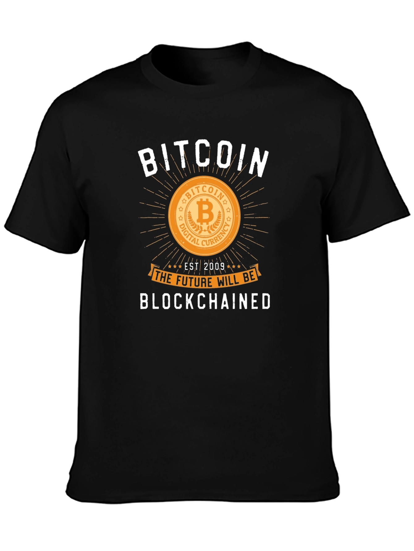 Bitcoin Blockchained Graphic Tee - Crypto Future