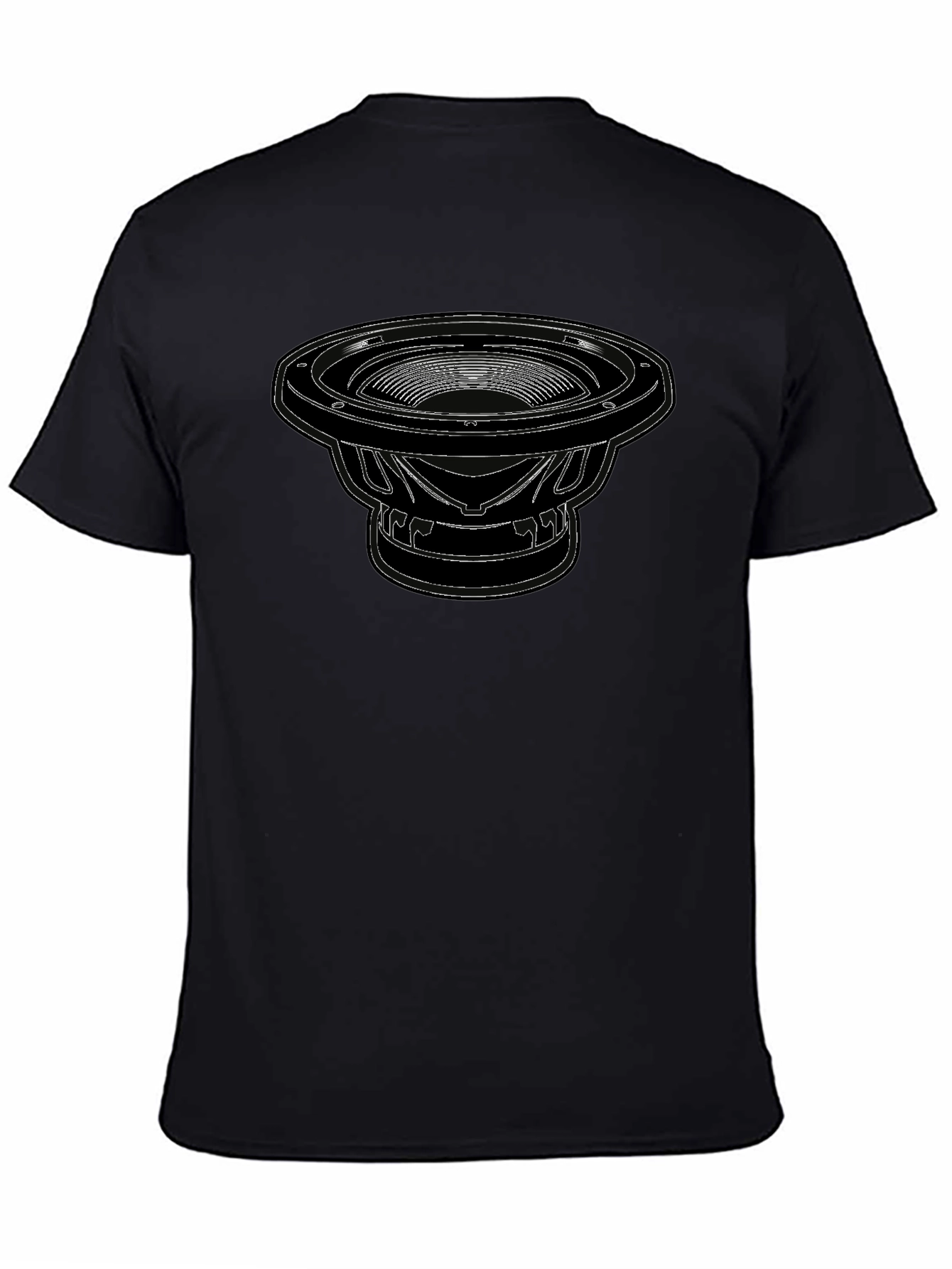 Speaker Graphic Black T-Shirt