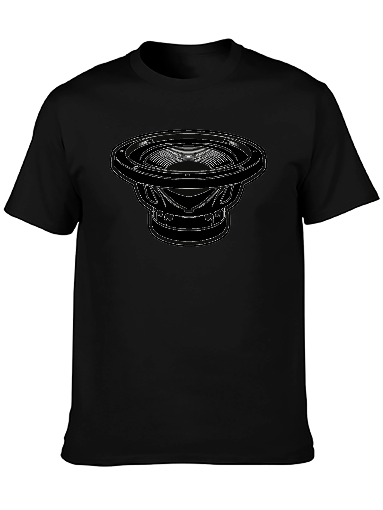 Speaker Graphic Black T-Shirt