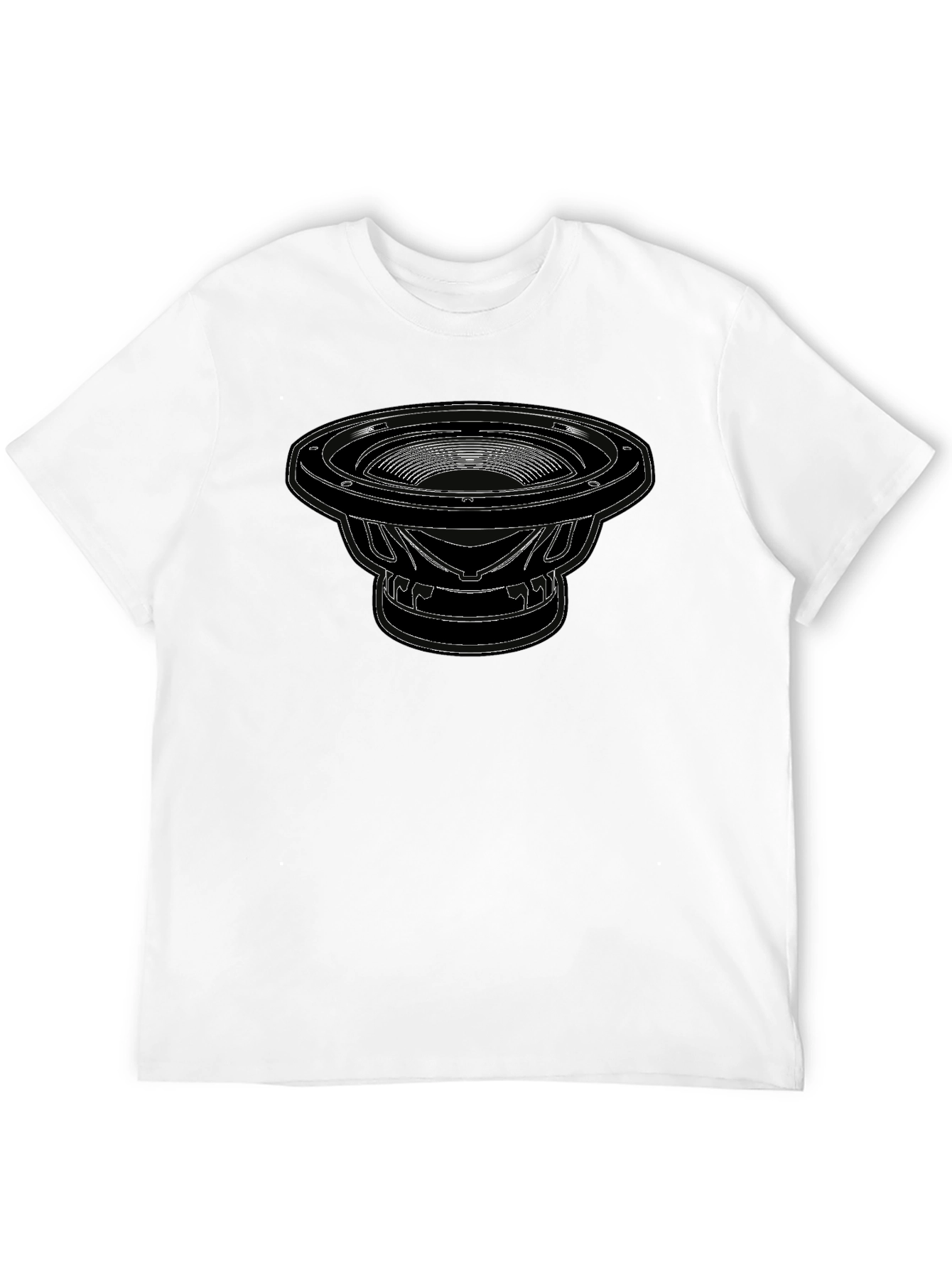 Speaker Graphic Black T-Shirt