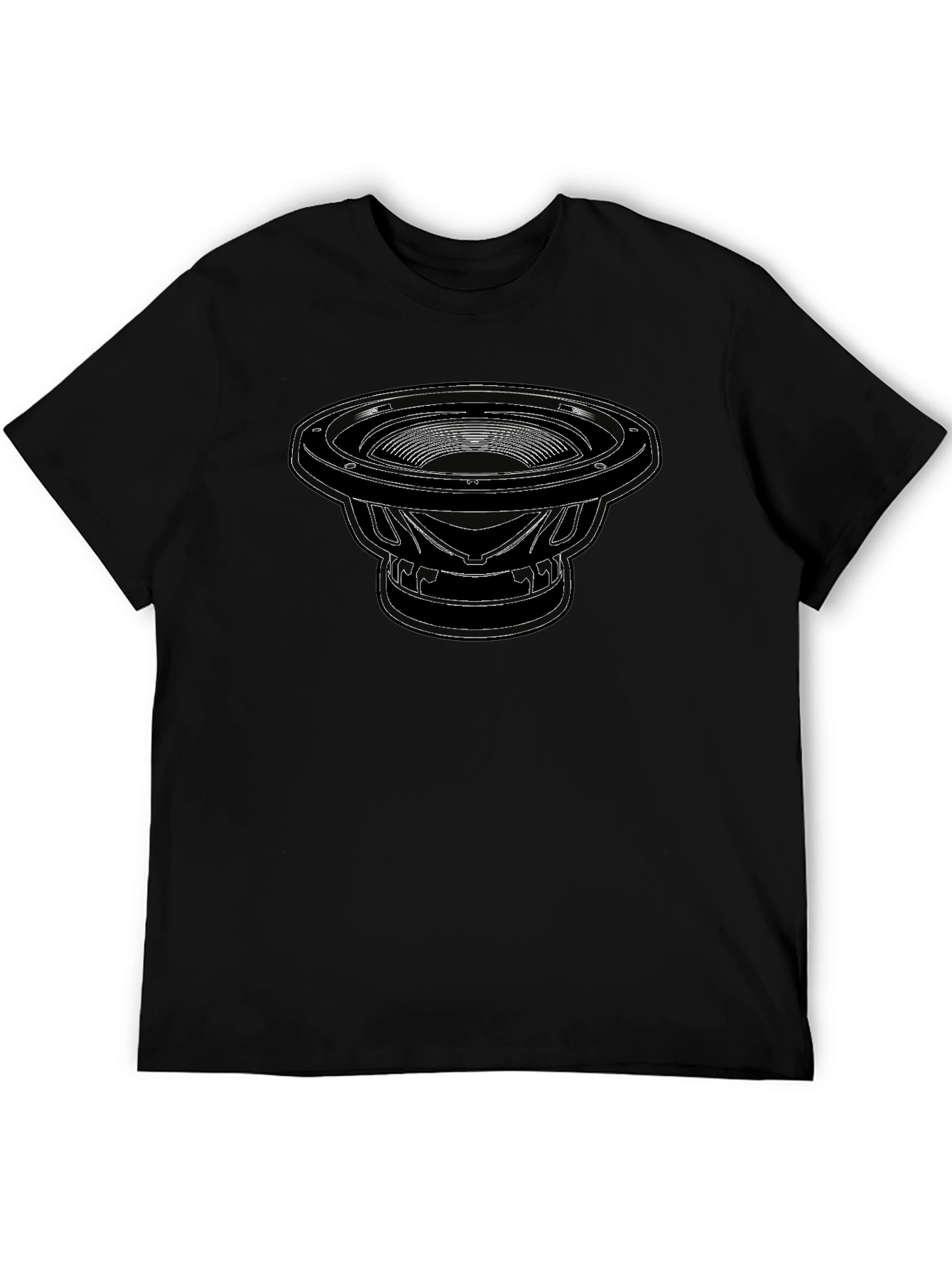 Speaker Graphic Black T-Shirt