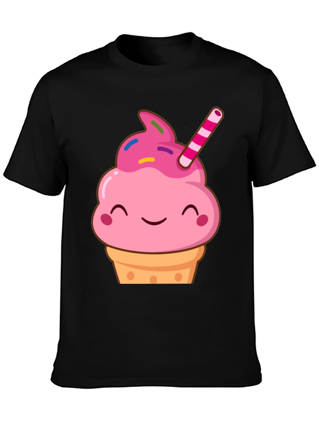 Cute Cupcake Graphic Tee - Sweet Treat Shirt