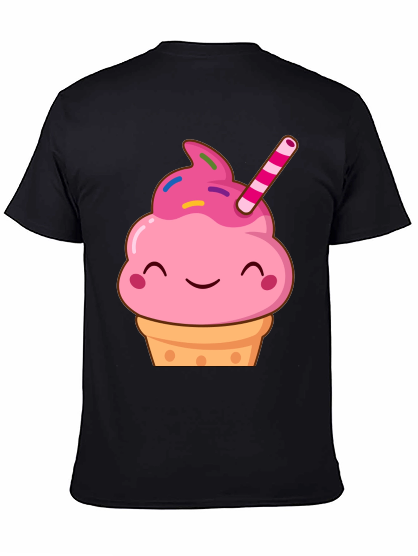 Cute Cupcake Graphic Tee - Sweet Treat Shirt