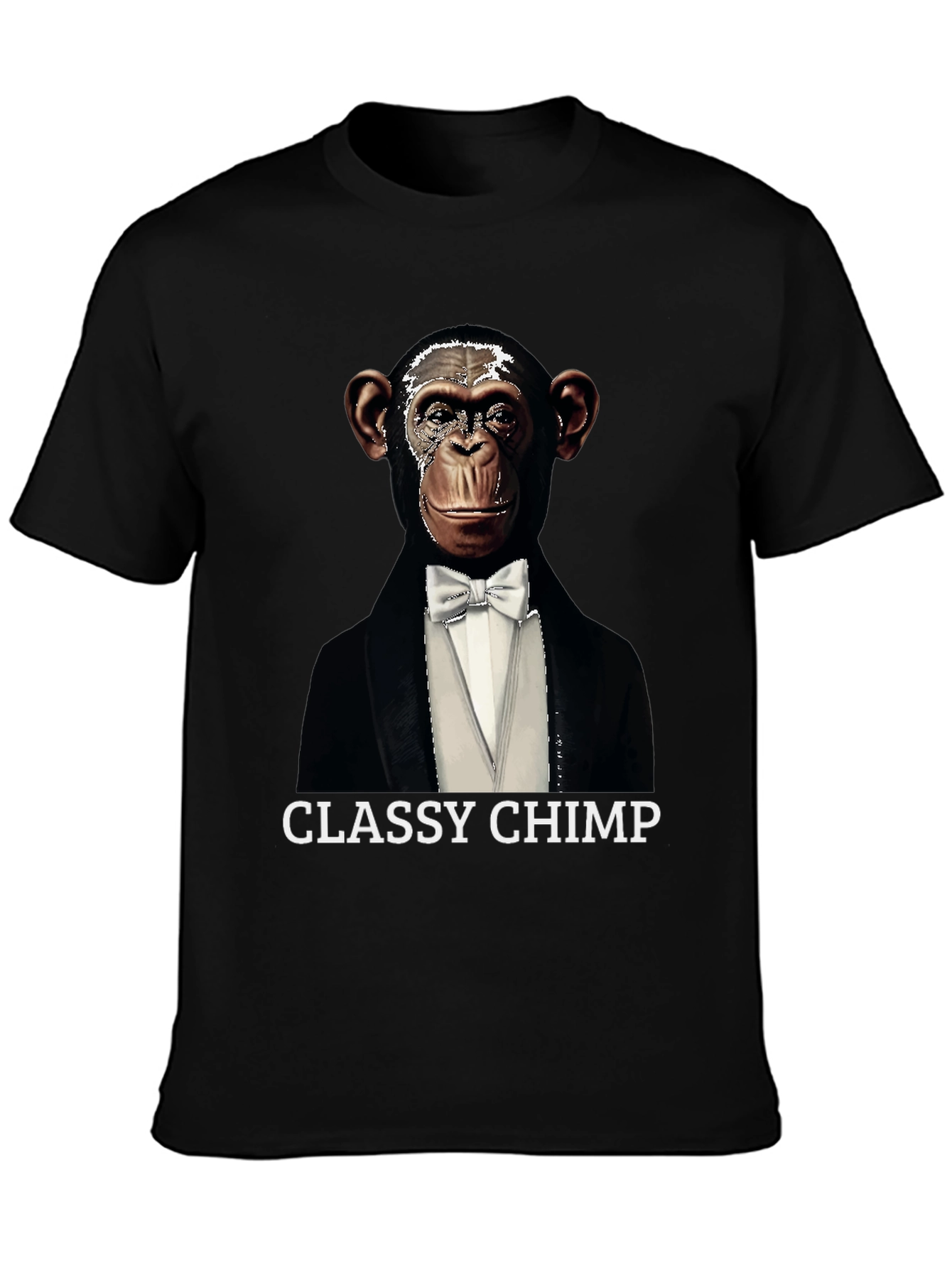 Classy Chimp Graphic Tee - Novelty Tuxedo T-Shirt
