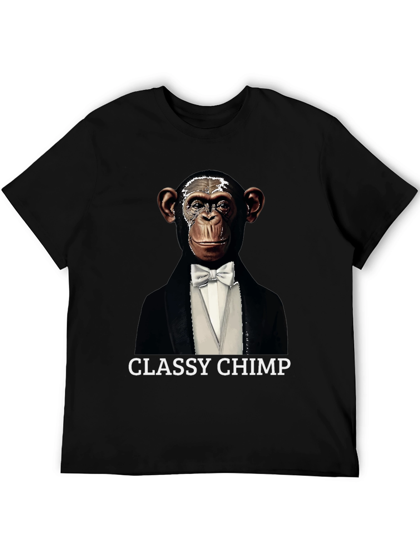 Classy Chimp Graphic Tee - Novelty Tuxedo T-Shirt