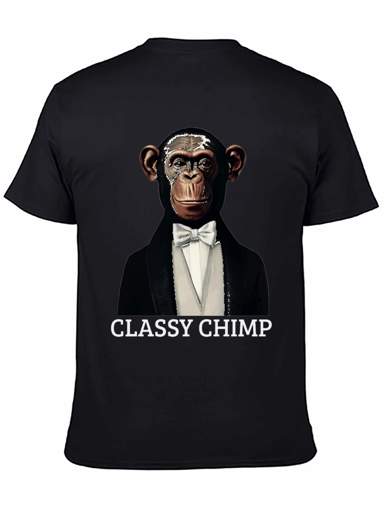 Classy Chimp Graphic Tee - Novelty Tuxedo T-Shirt