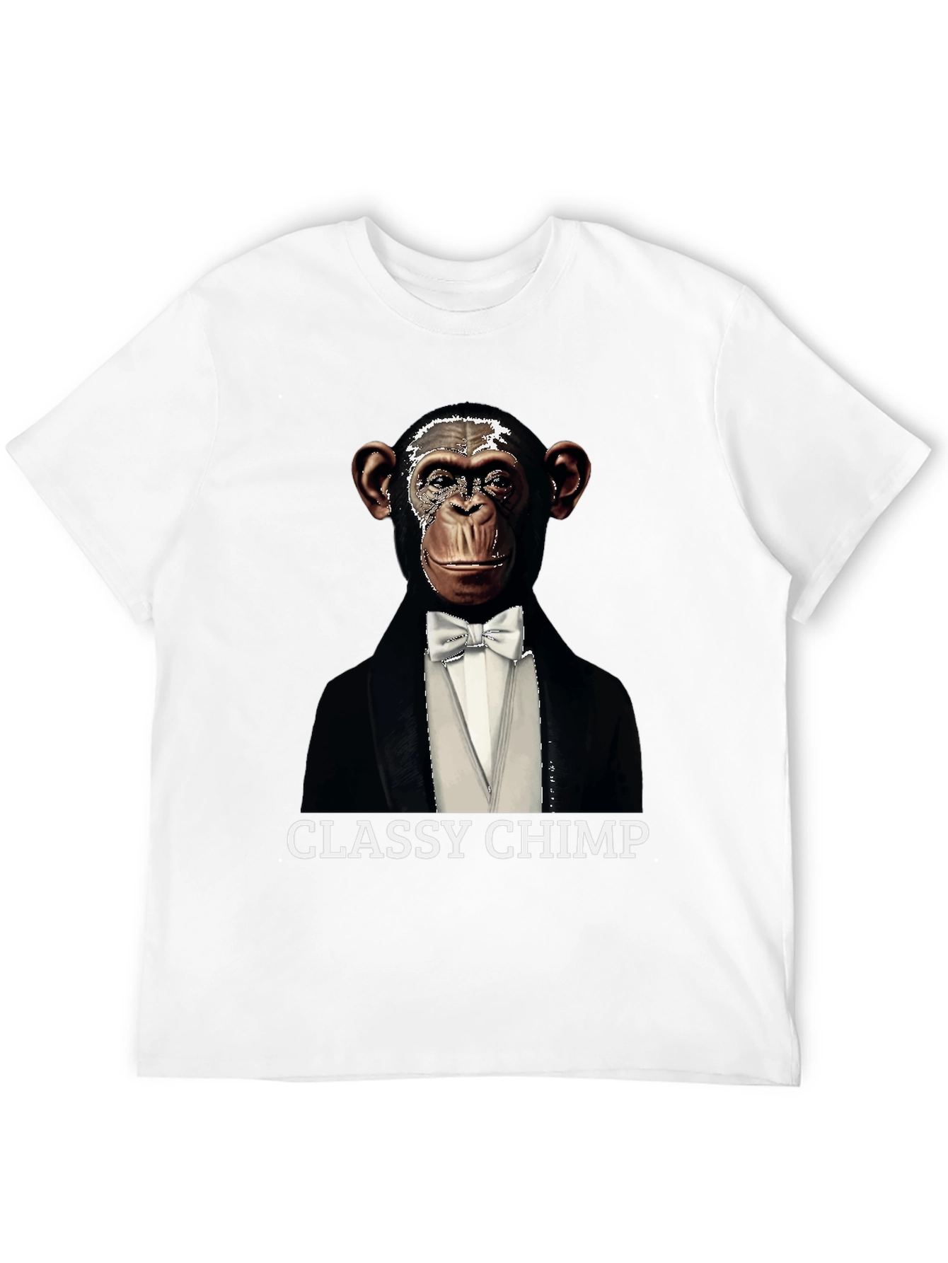 Classy Chimp Graphic Tee - Novelty Tuxedo T-Shirt