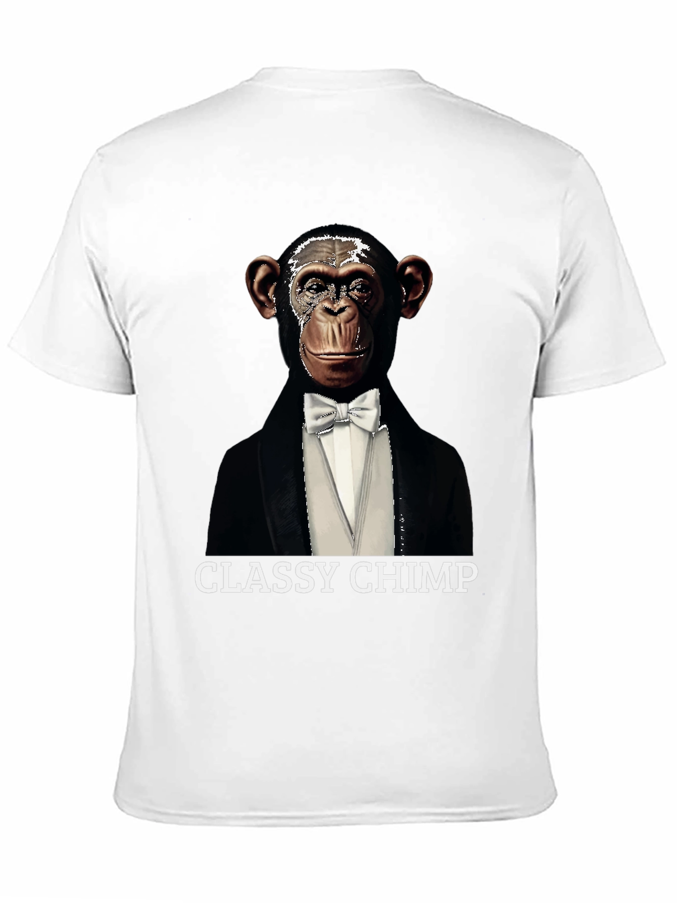 Classy Chimp Graphic Tee - Novelty Tuxedo T-Shirt