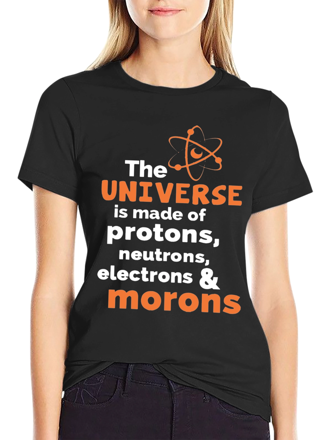 Funny Science Humor T-Shirt - Universe Morons