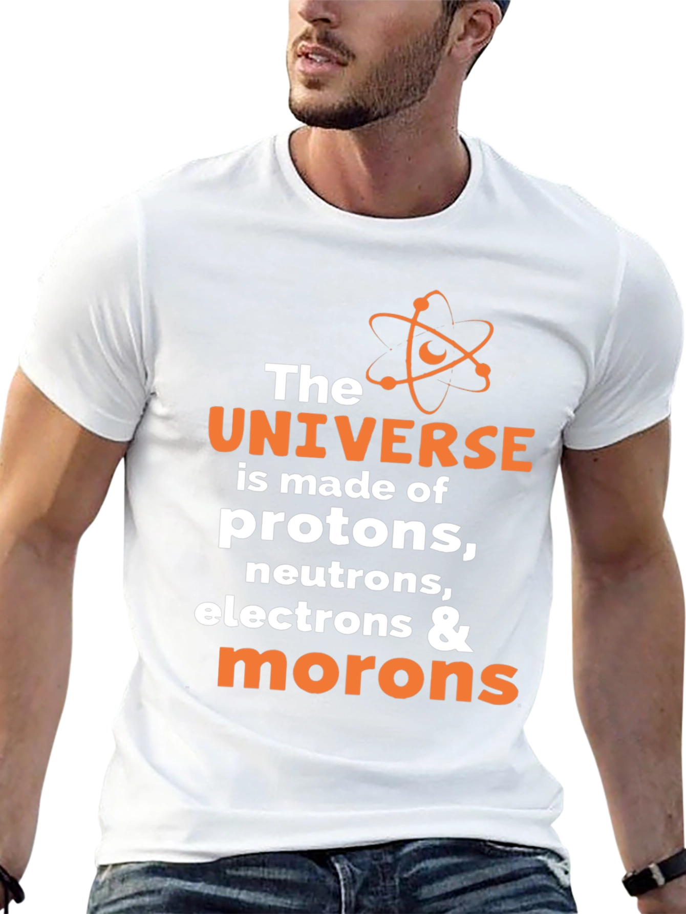 Funny Science Humor T-Shirt - Universe Morons