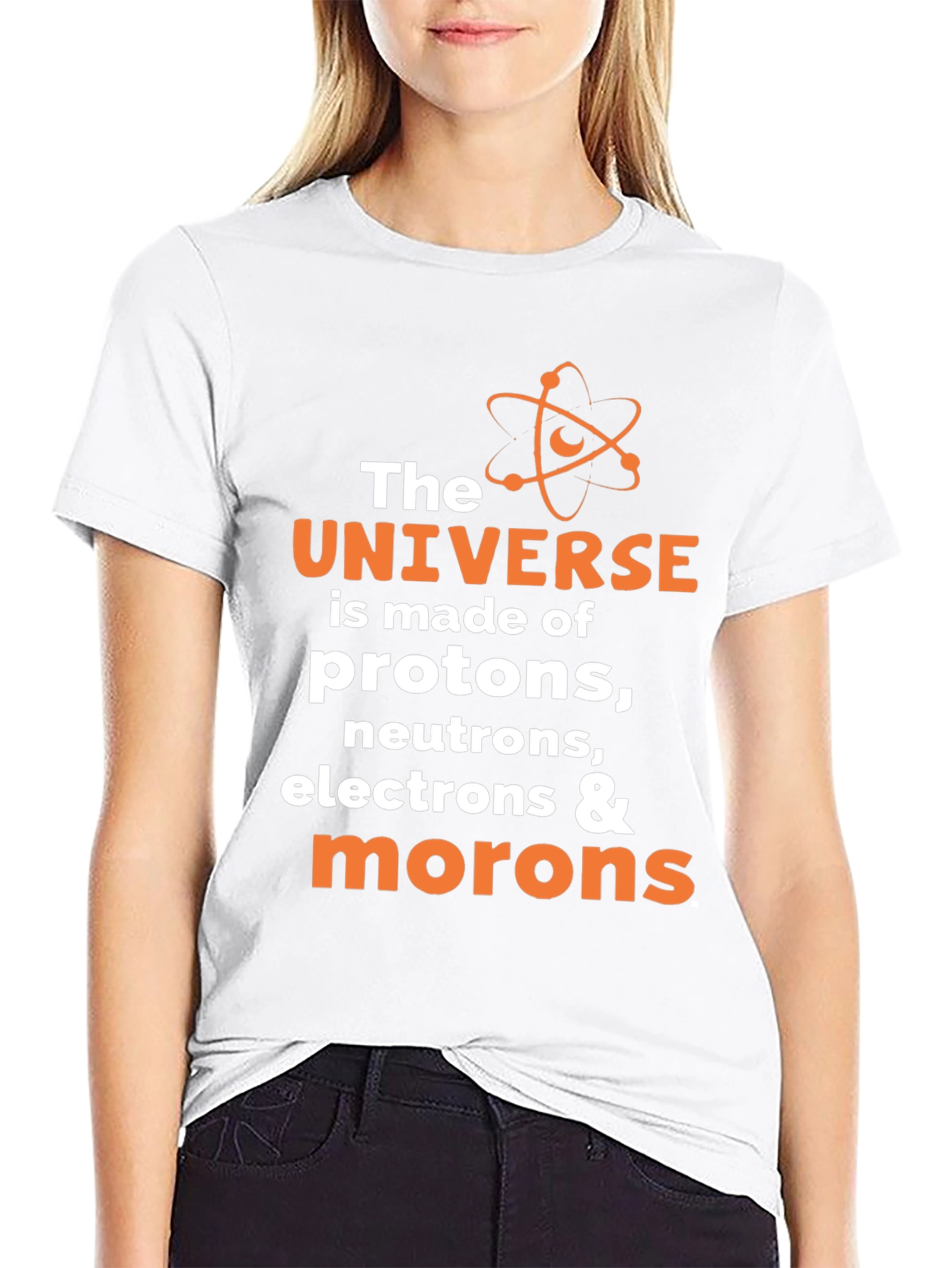 Funny Science Humor T-Shirt - Universe Morons