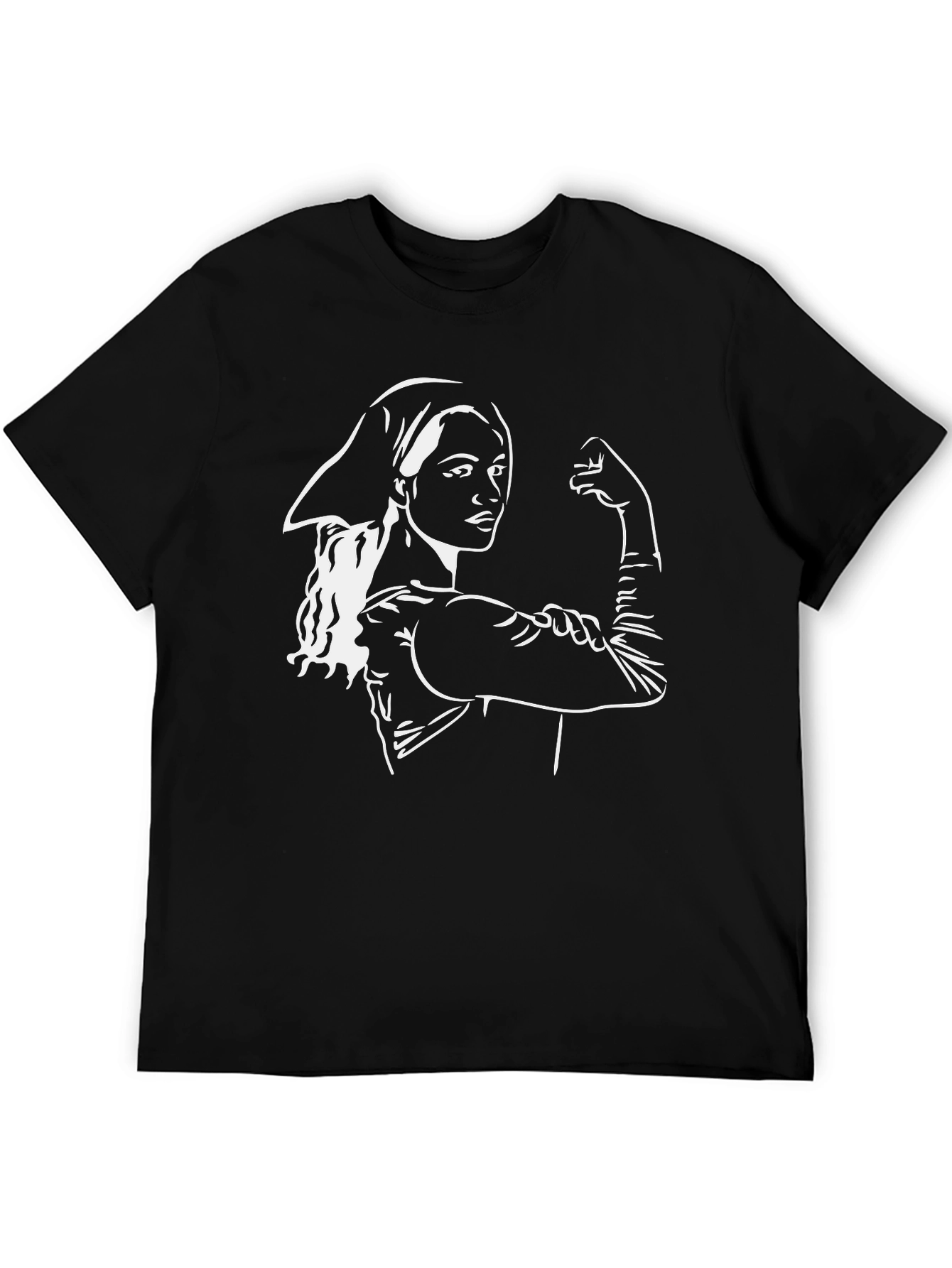 Empowered Woman Graphic Tee - Classic Black T-Shirt
