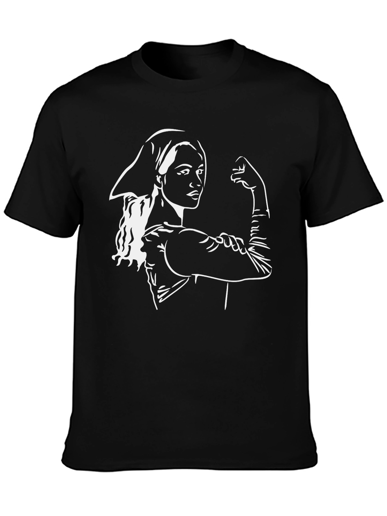 Empowered Woman Graphic Tee - Classic Black T-Shirt