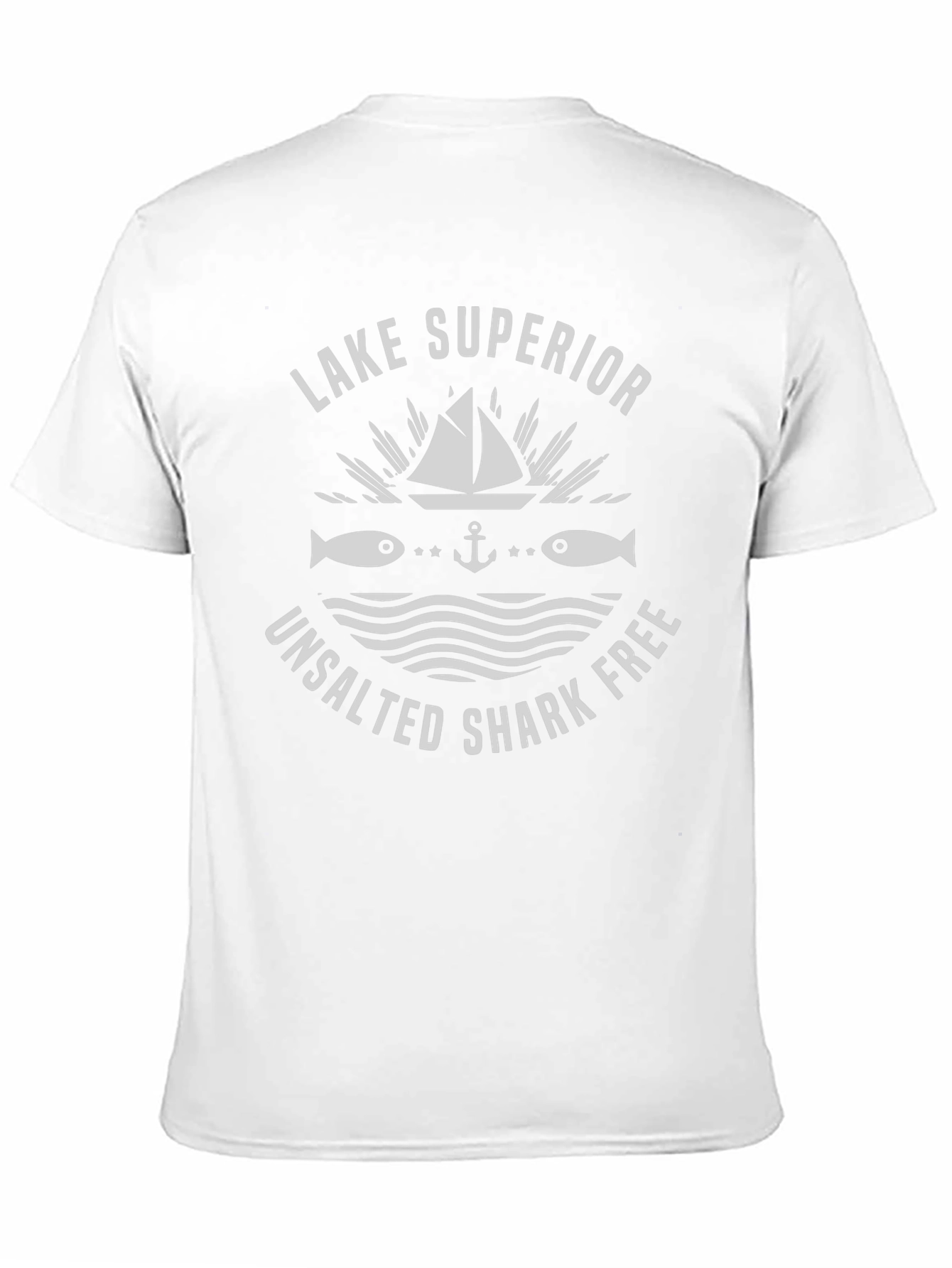 Lake Superior Unsalted Shark Free Graphic Tee