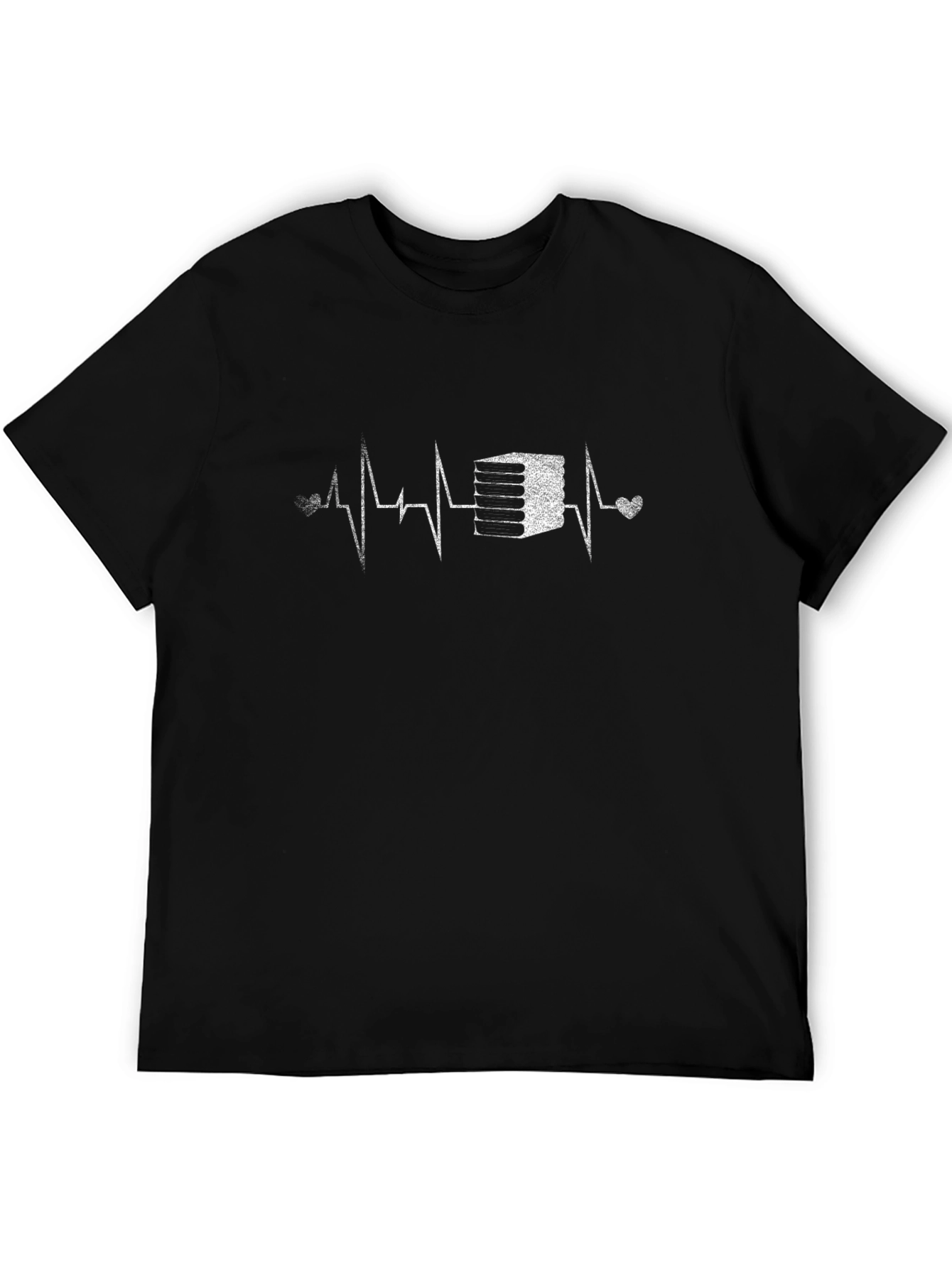 Book Lover Heartbeat T-Shirt