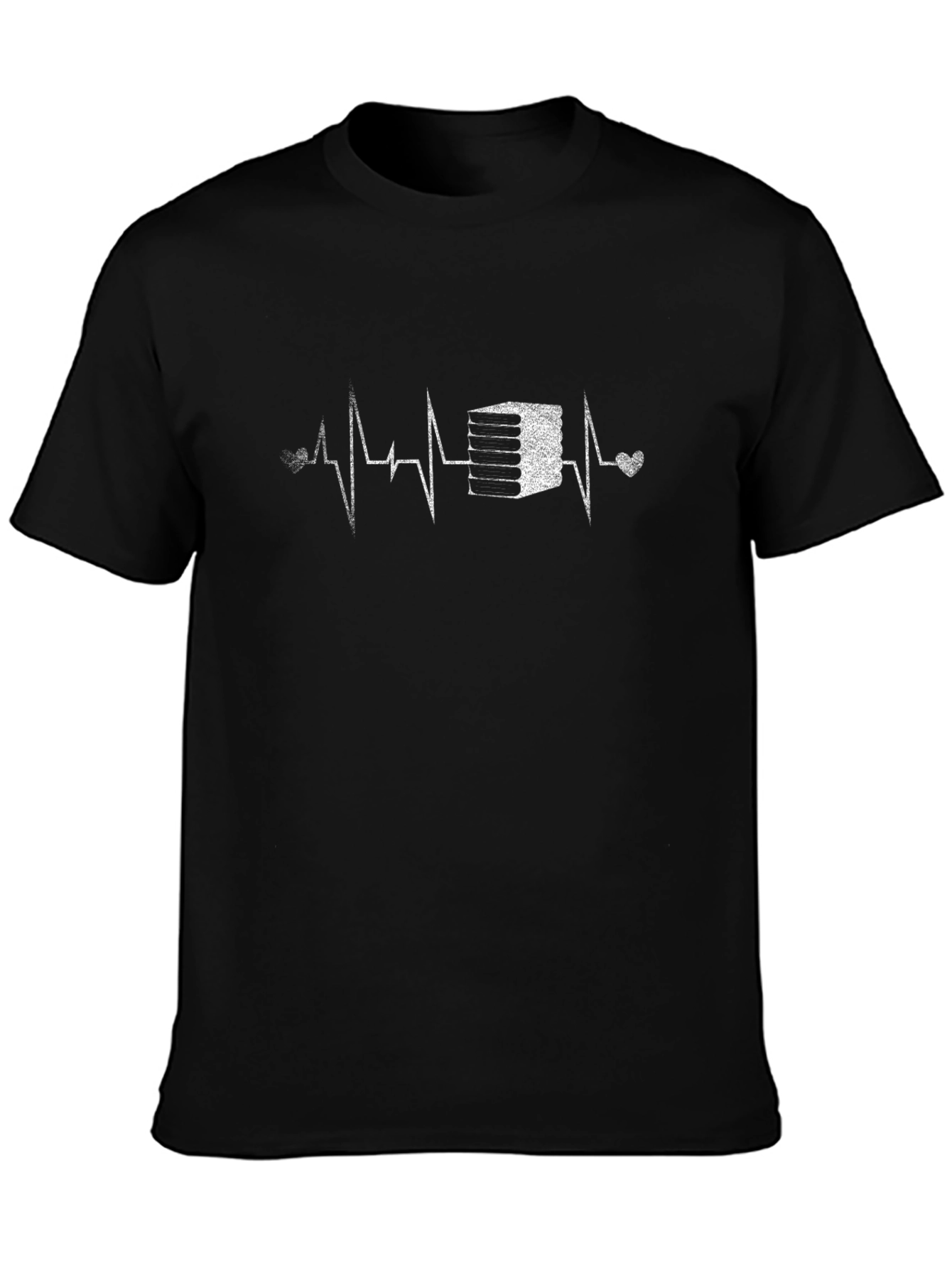 Book Lover Heartbeat T-Shirt