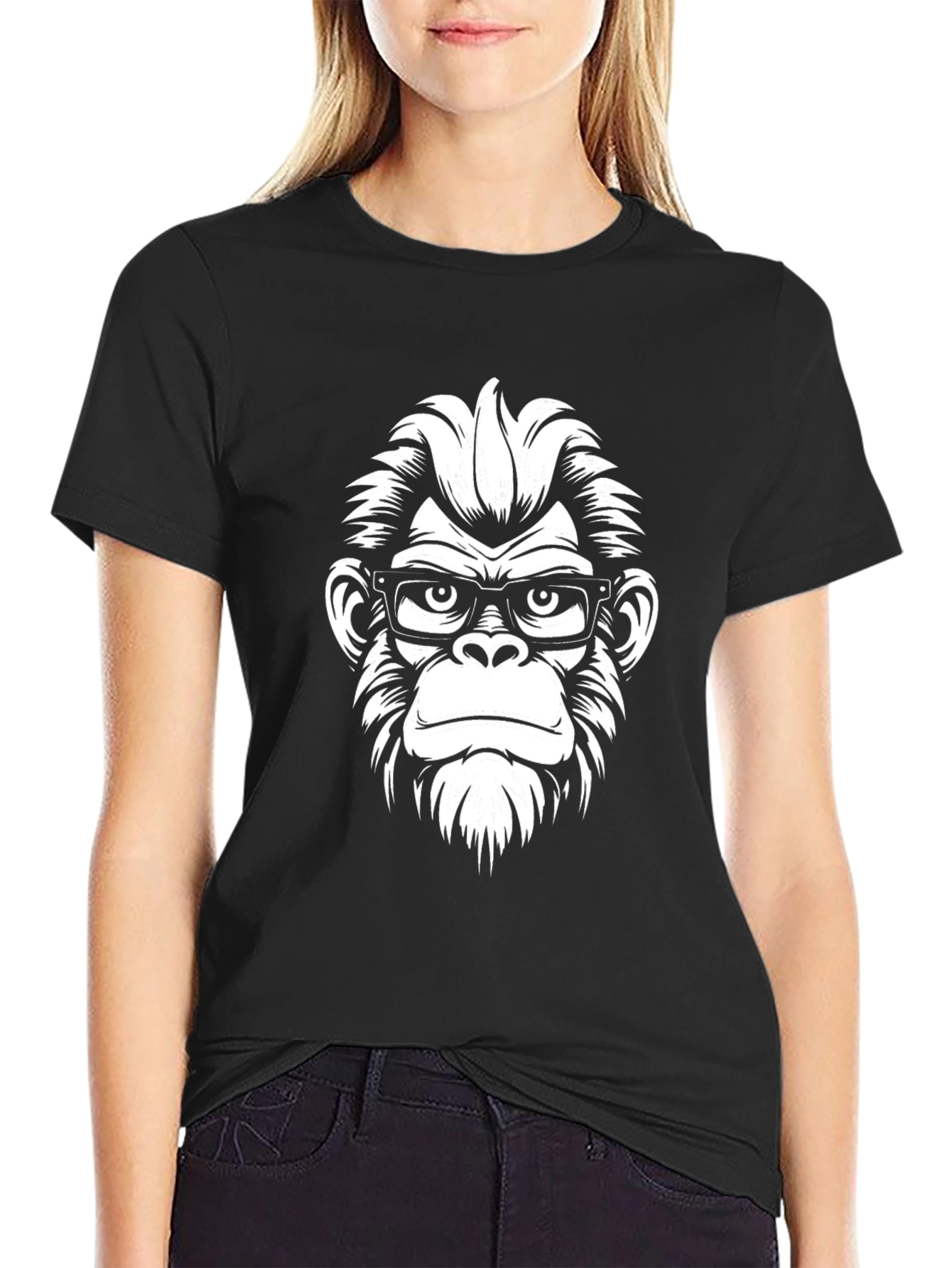 Cool Ape Graphic Tee - Black