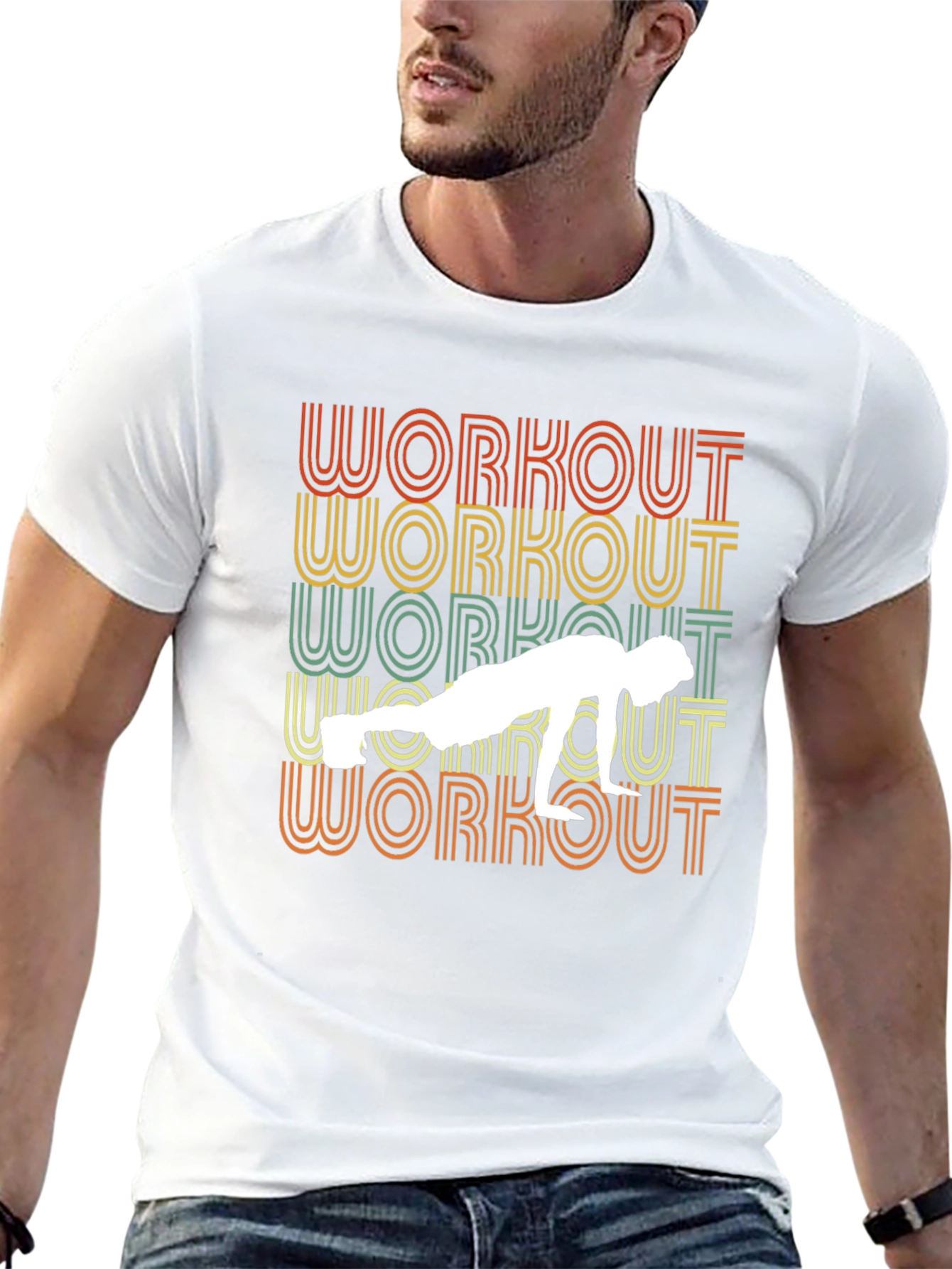 Retro Workout Graphic T-Shirt