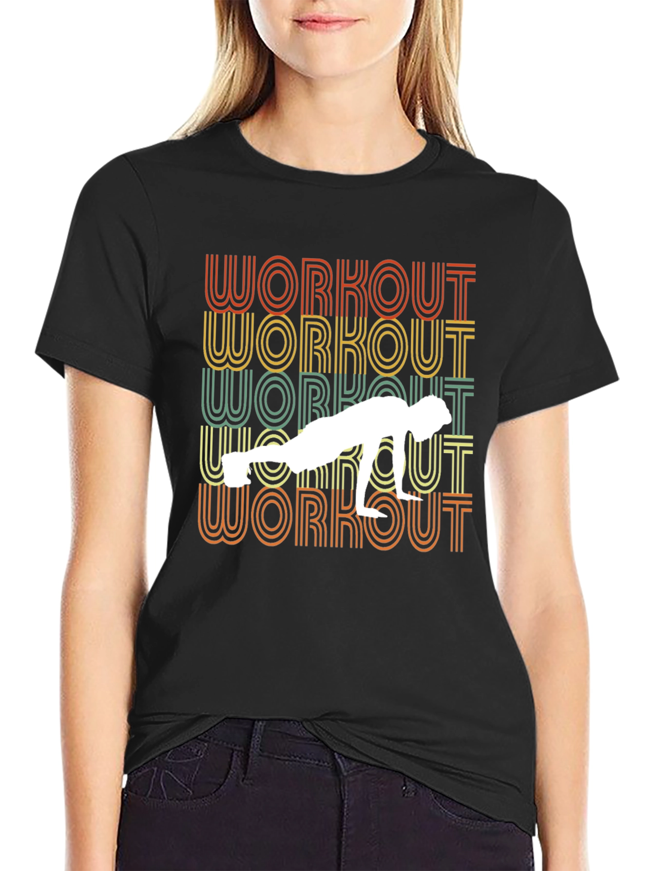 Retro Workout Graphic T-Shirt