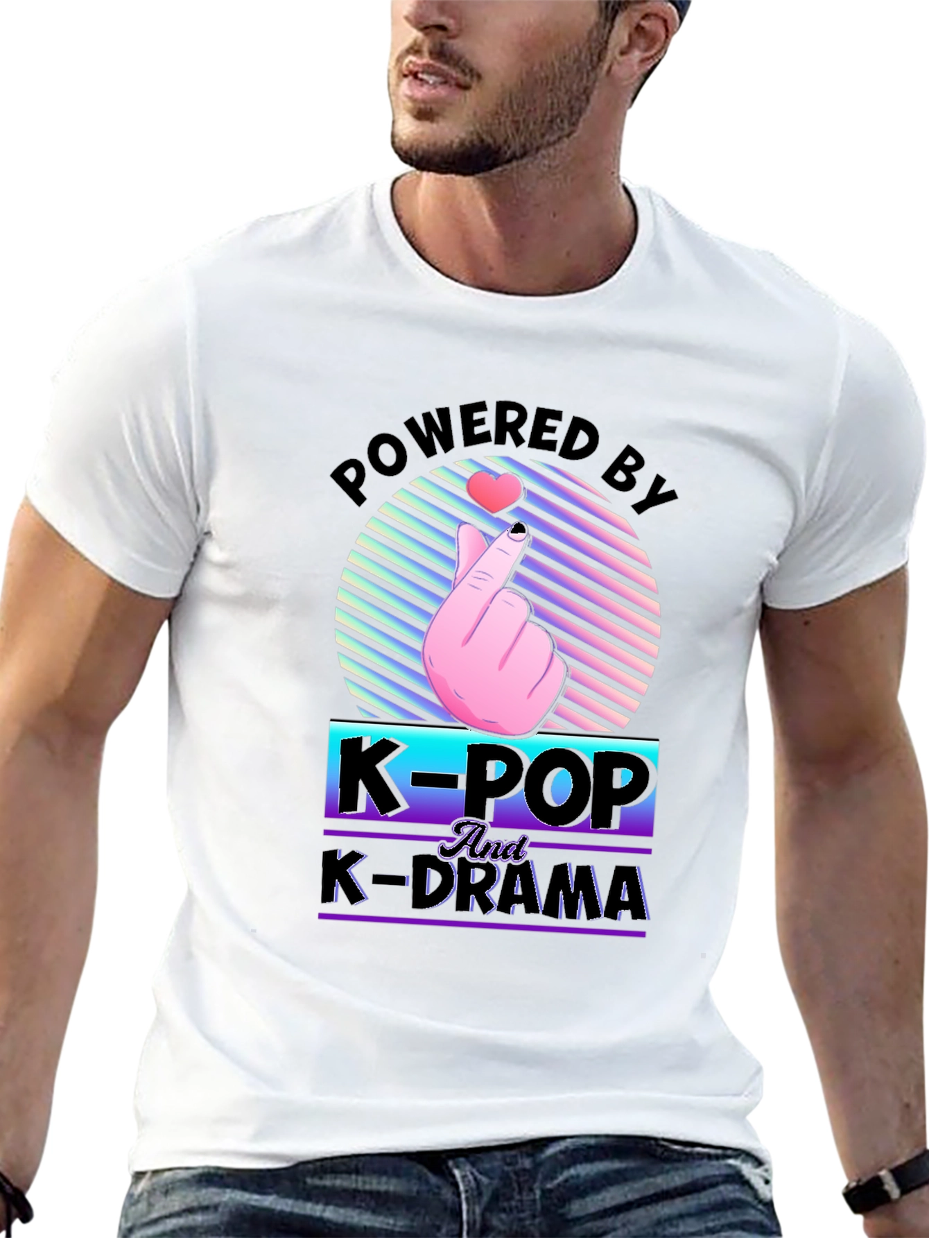 K-Pop & K-Drama Powered T-Shirt