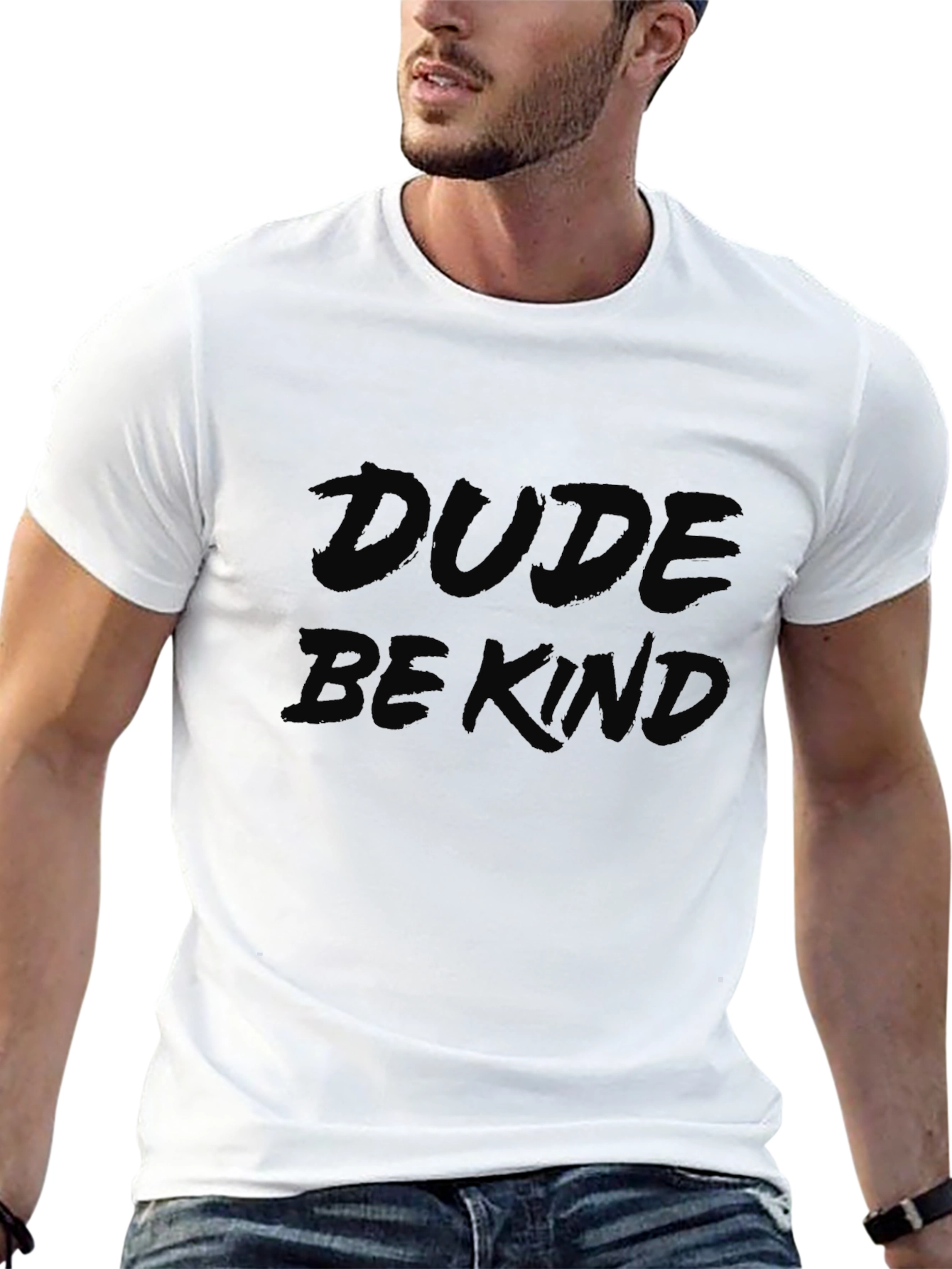 Dude Be Kind Black Graphic Tee
