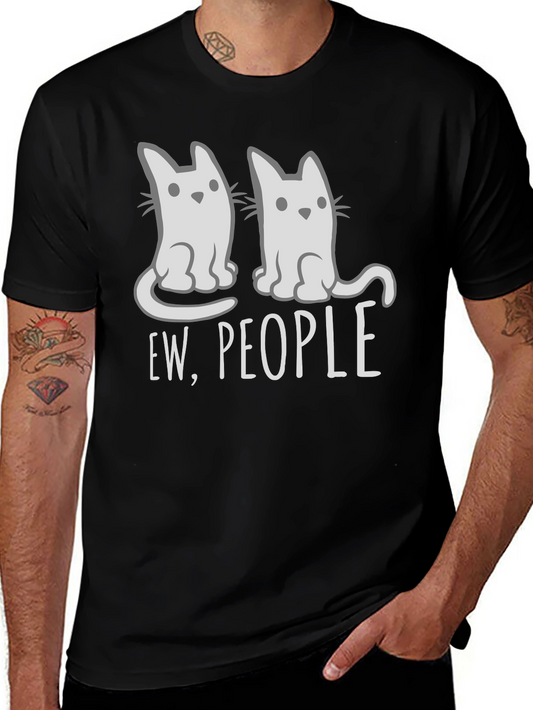 Ew People Cat Graphic T-Shirt
