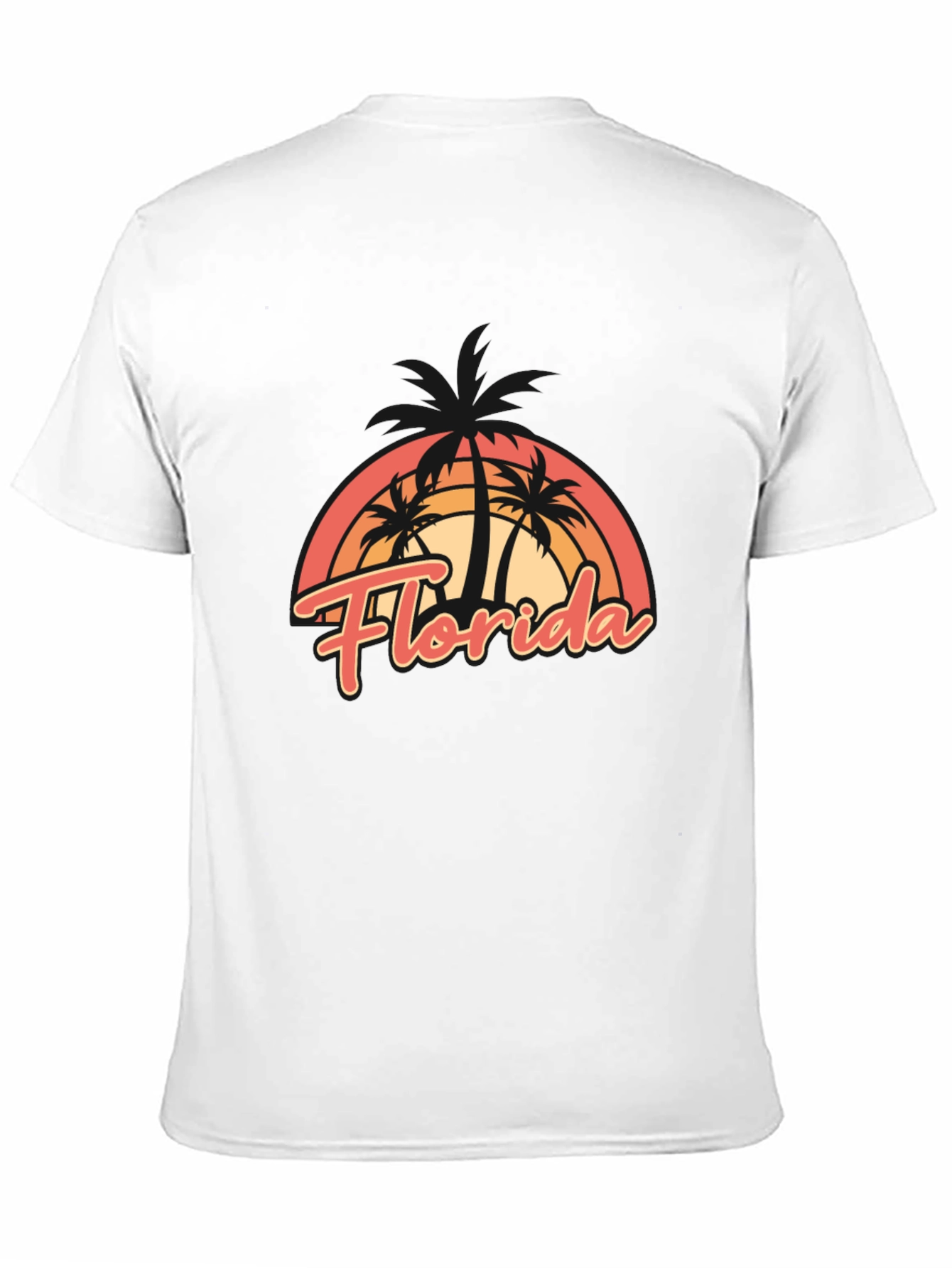 Florida Palm Trees T-Shirt - Retro Style