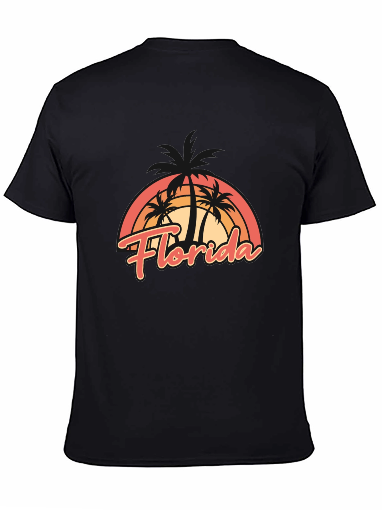 Florida Palm Trees T-Shirt - Retro Style