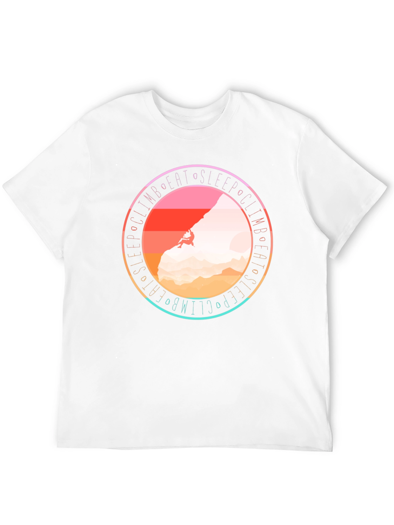 Climb Eat Sleep Graphic Tee