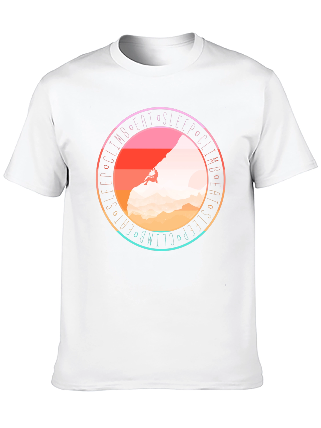 Climb Eat Sleep Graphic Tee