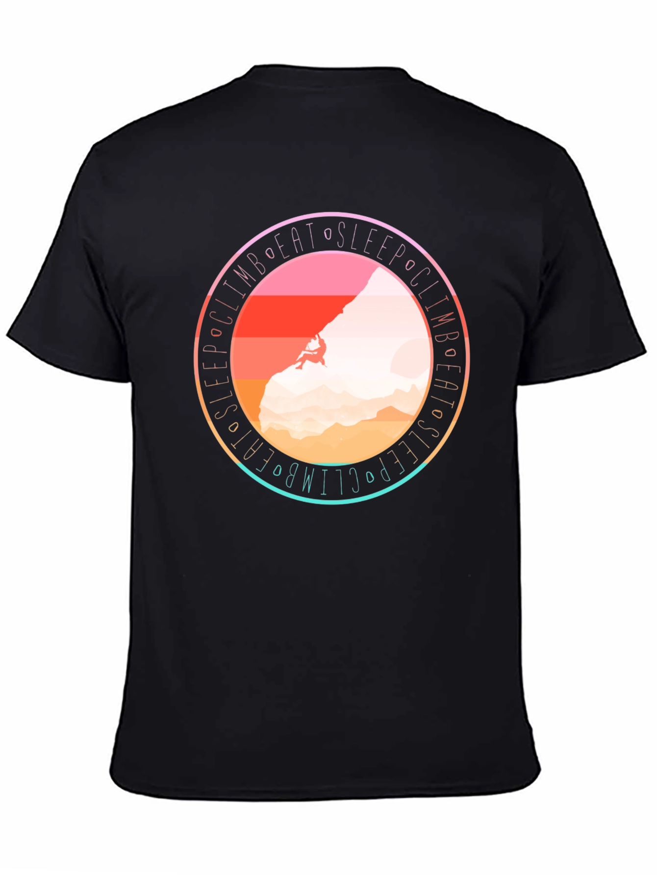 Climb Eat Sleep Graphic Tee