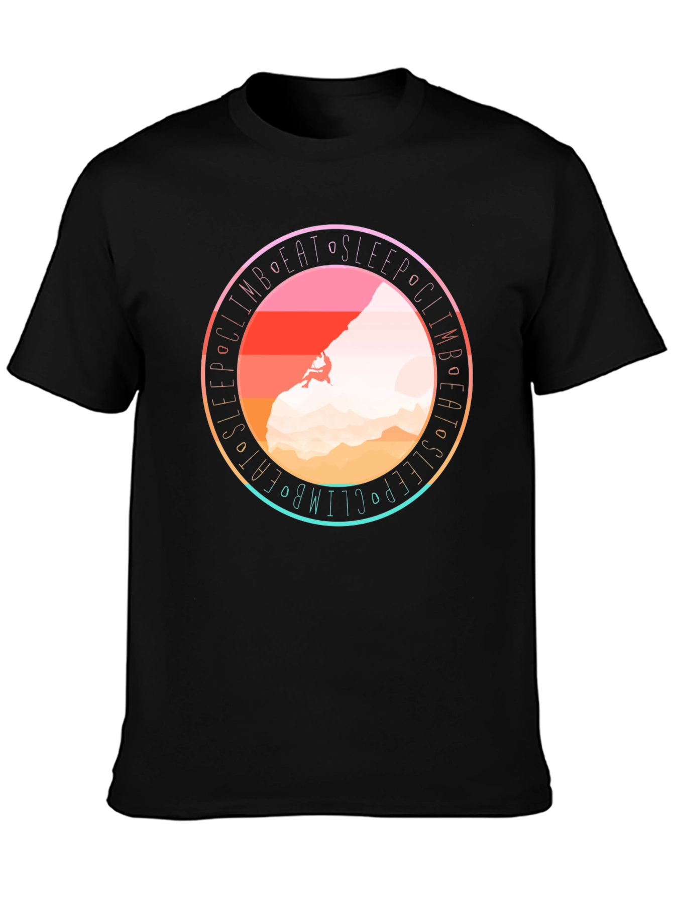 Climb Eat Sleep Graphic Tee