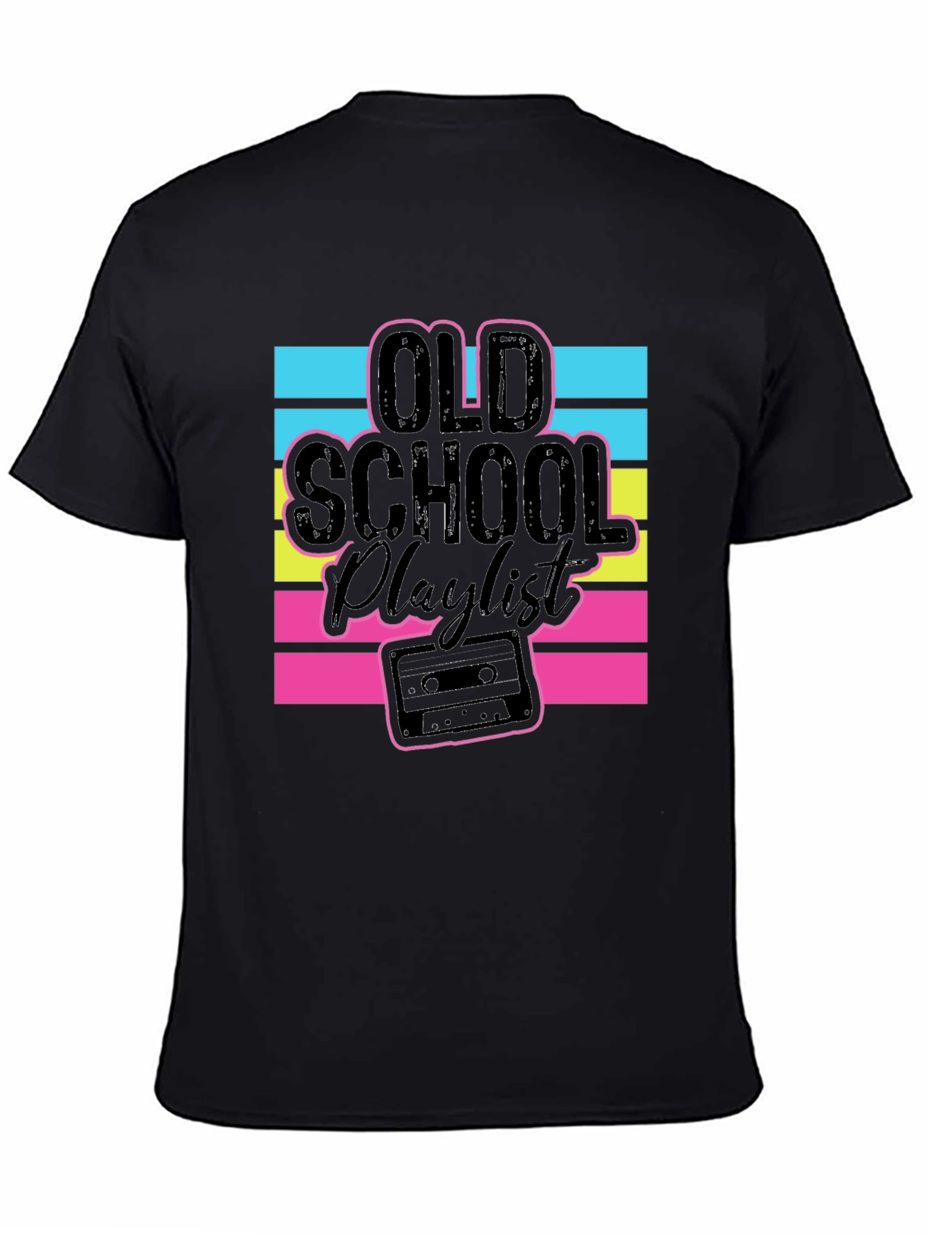 Old School Playlist Graphic T-Shirt